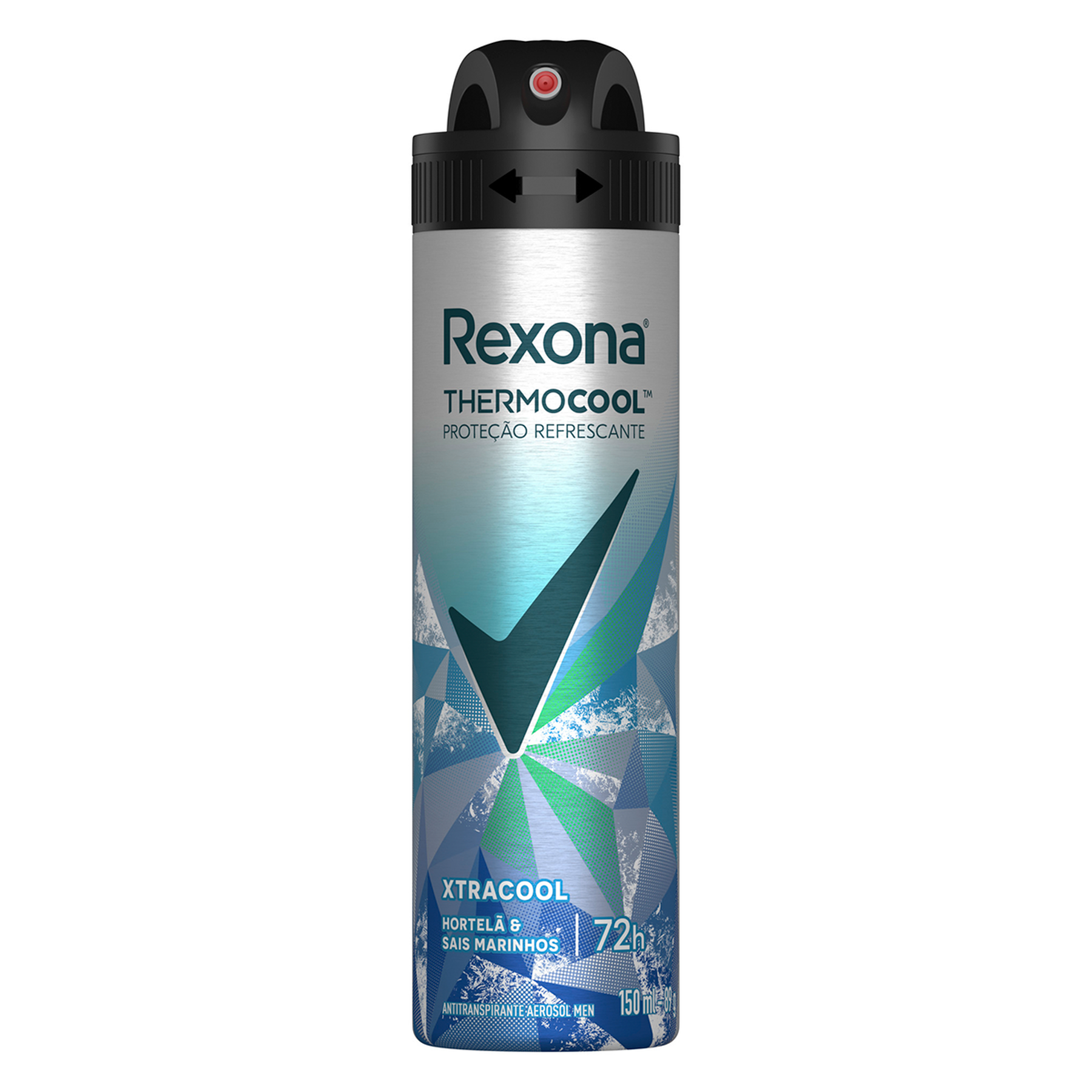 Desodorante Antitranspirante Aerossol Rexona Men Xtracool 150ml