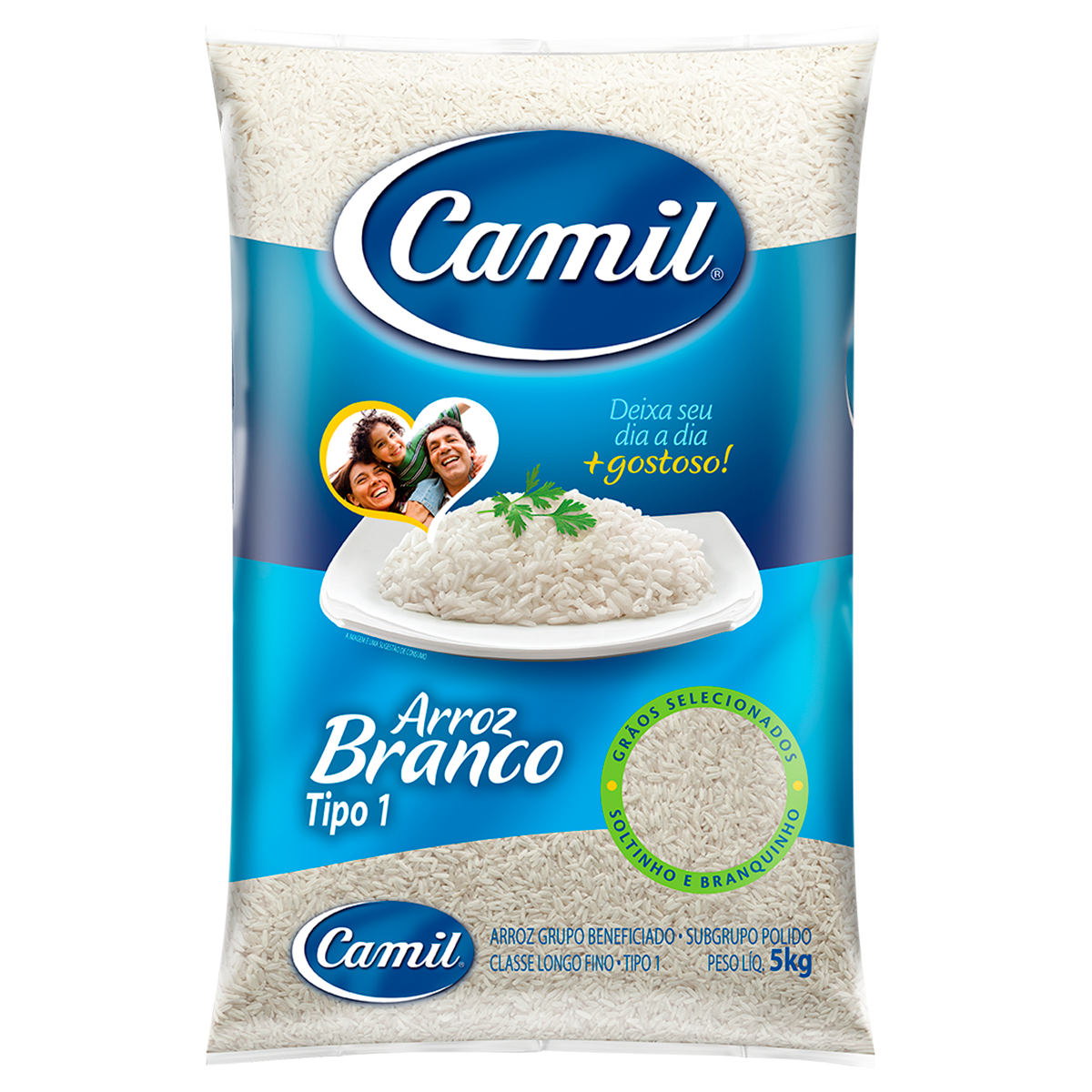 Arroz Camil Pacote 5kg
