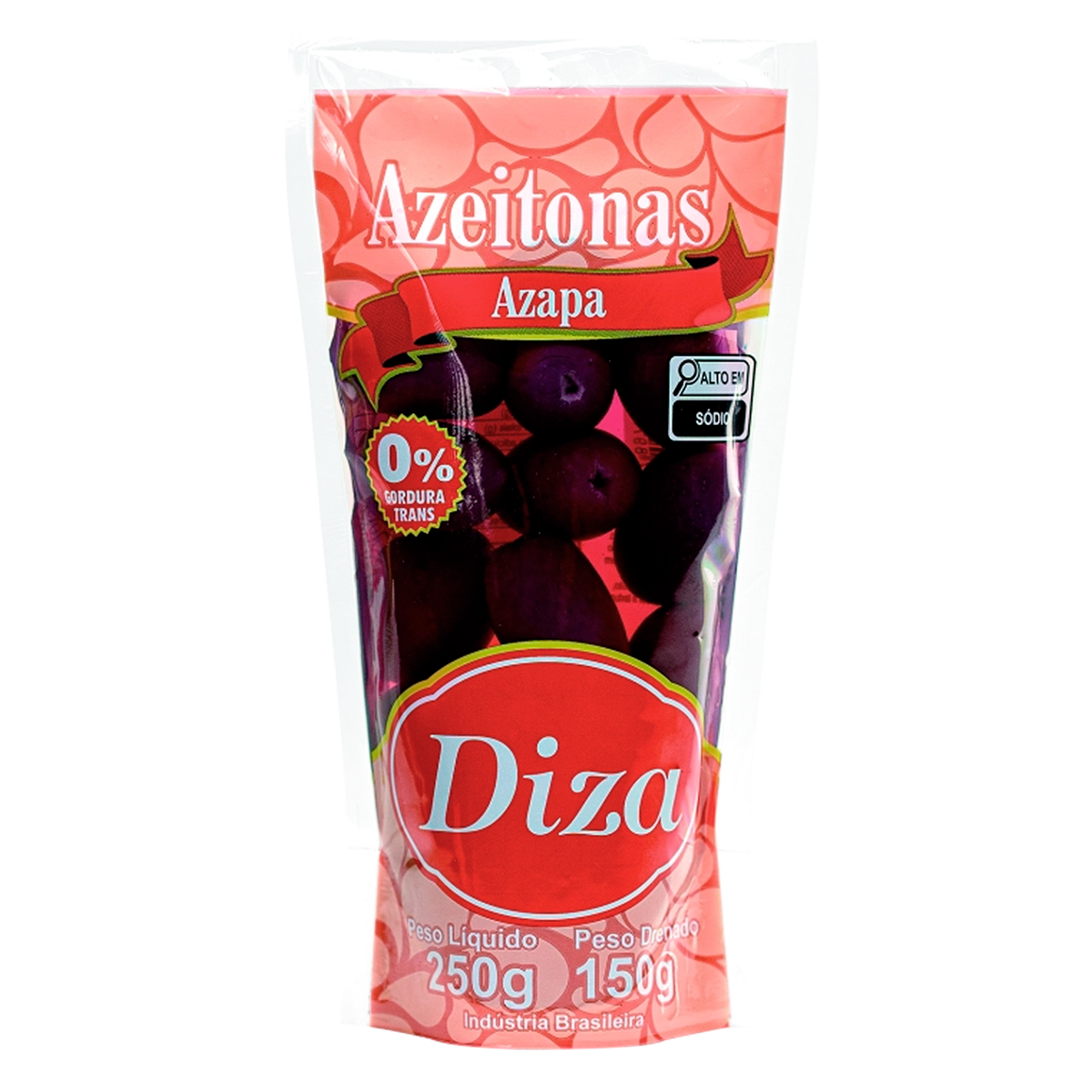 Azeitona Preta Azapa Diza Sach&ecirc; 150g&nbsp;