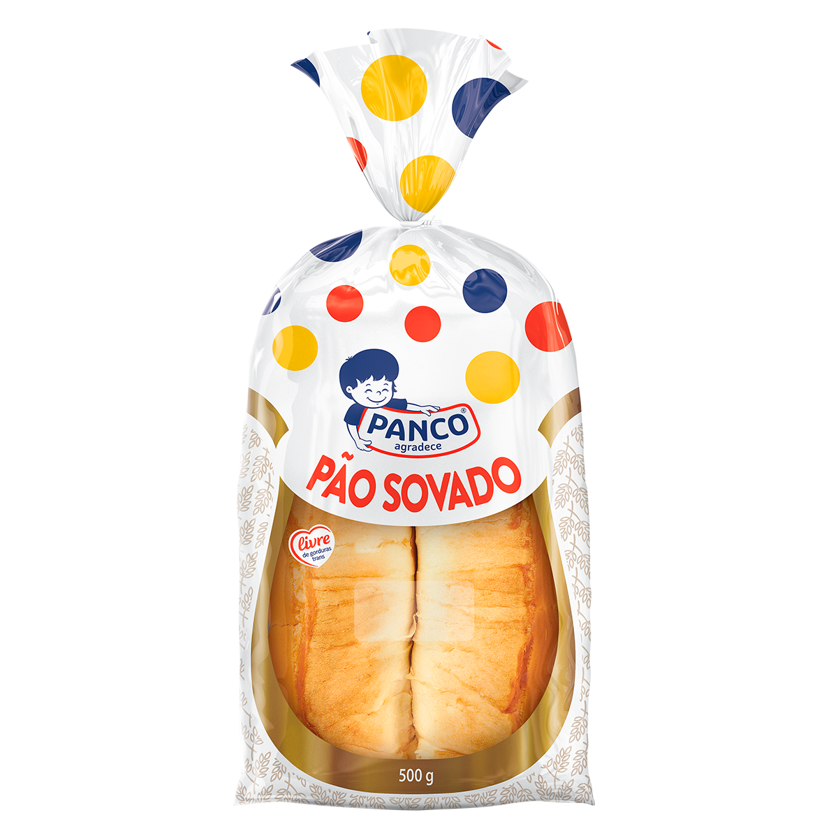 P&atilde;o Sovado Panco Pacote 500g