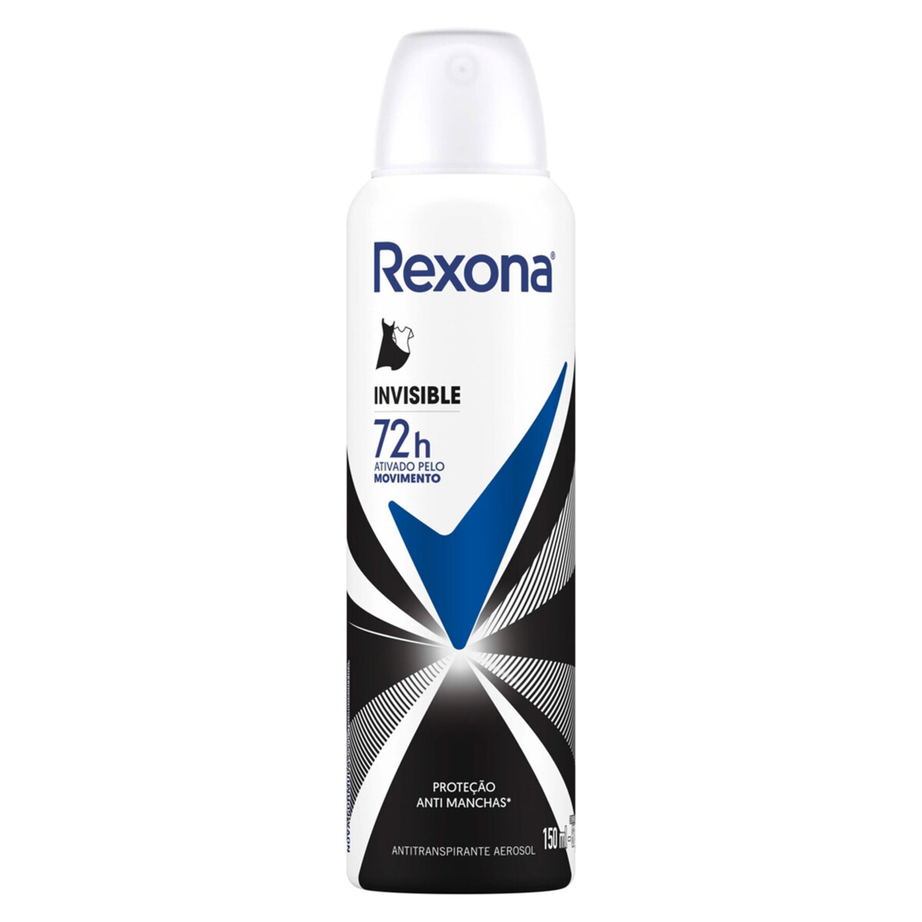 Desodorante Rexona Feminino Invisible 150ml