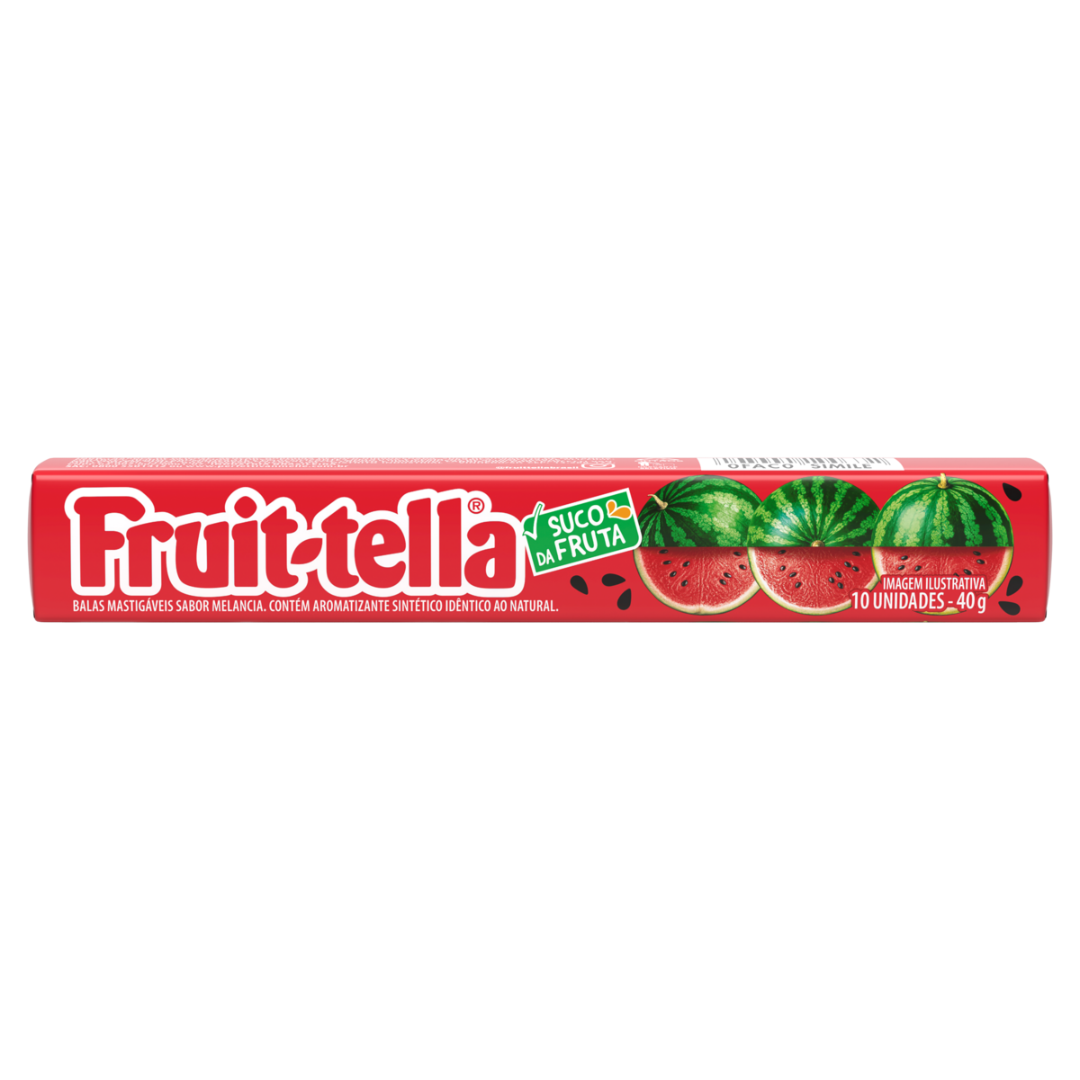 Bala Melancia Fruit-Tella Pacote 40g