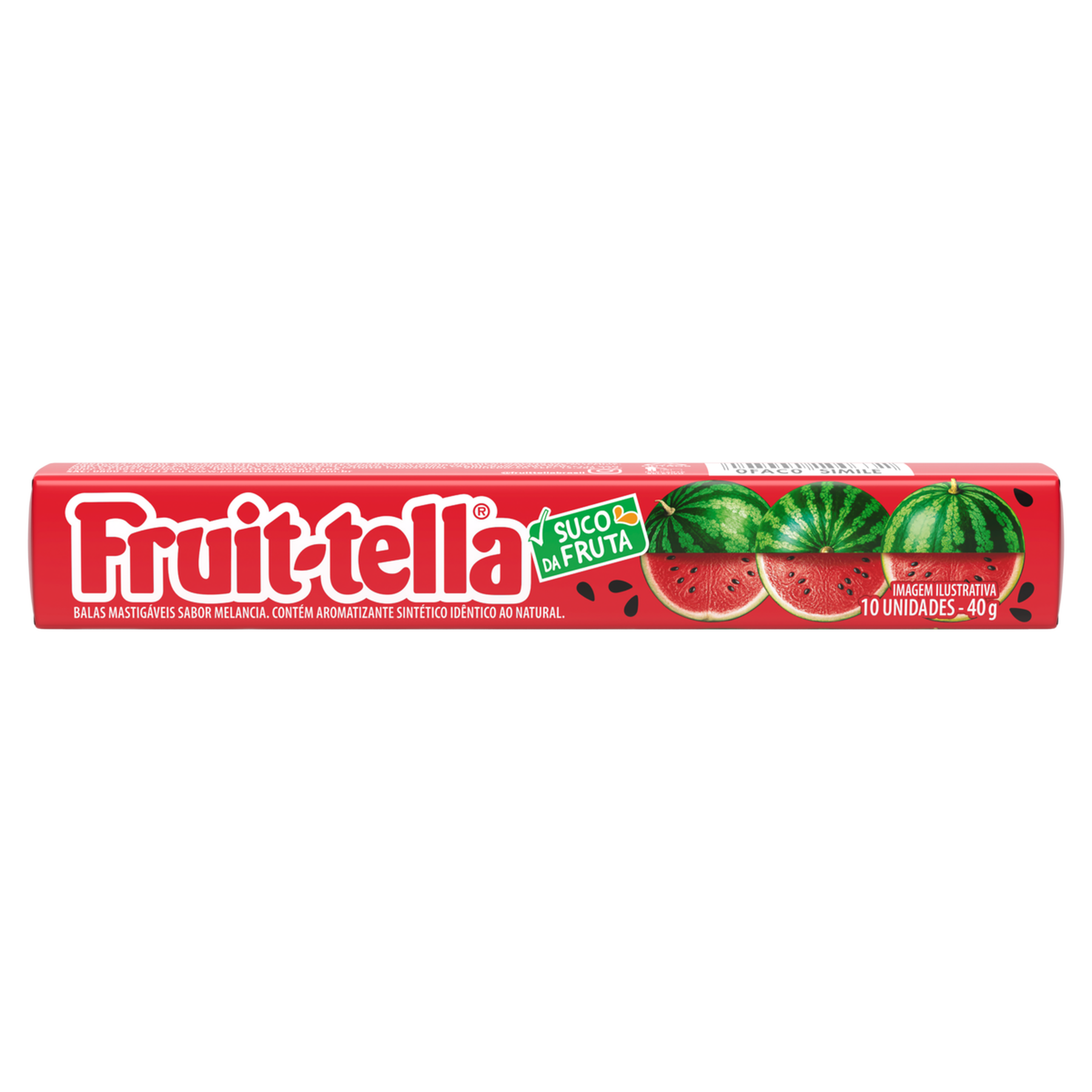 Bala Melancia Fruit-Tella Pacote 40g