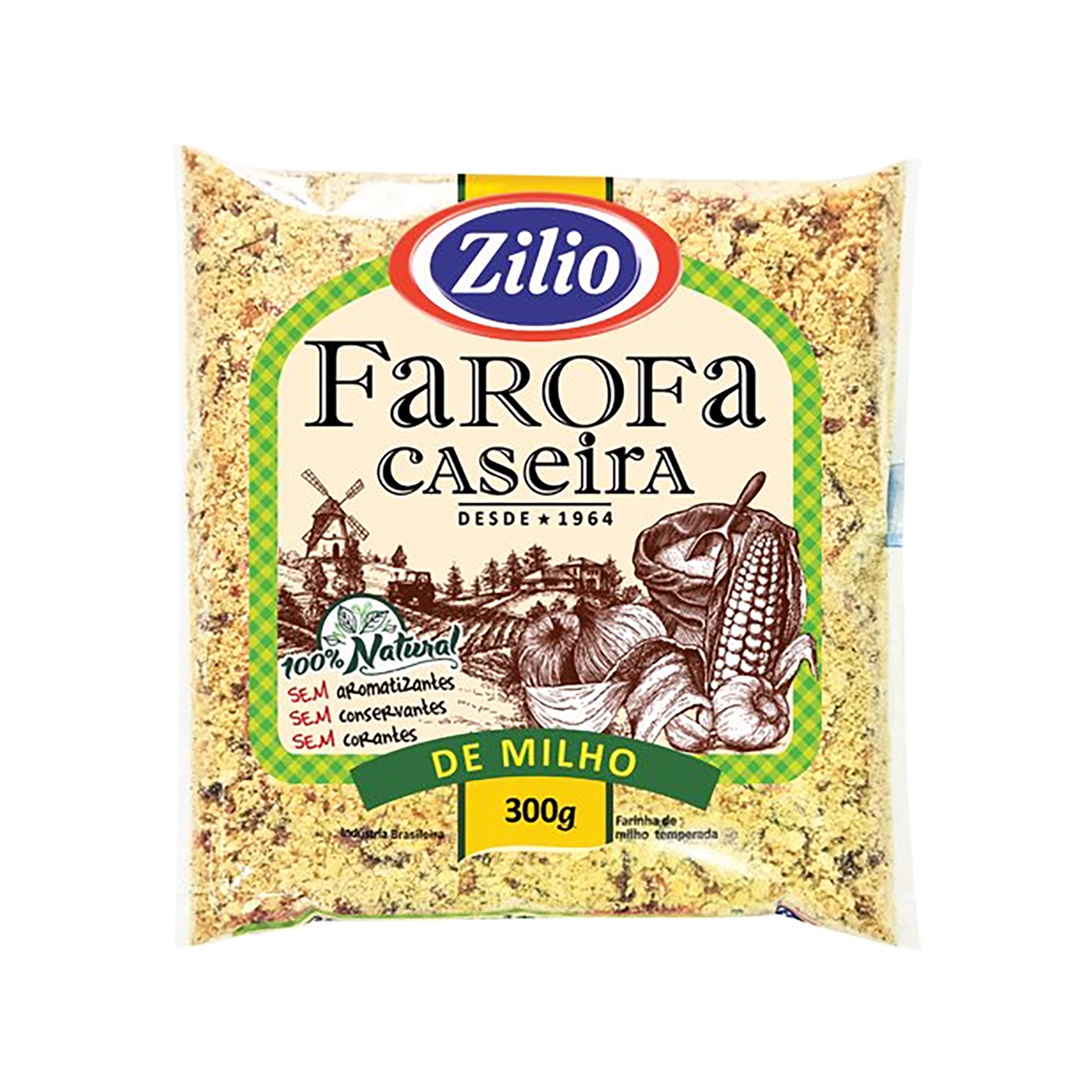 Farofa Caseira Milho Zilio 300g