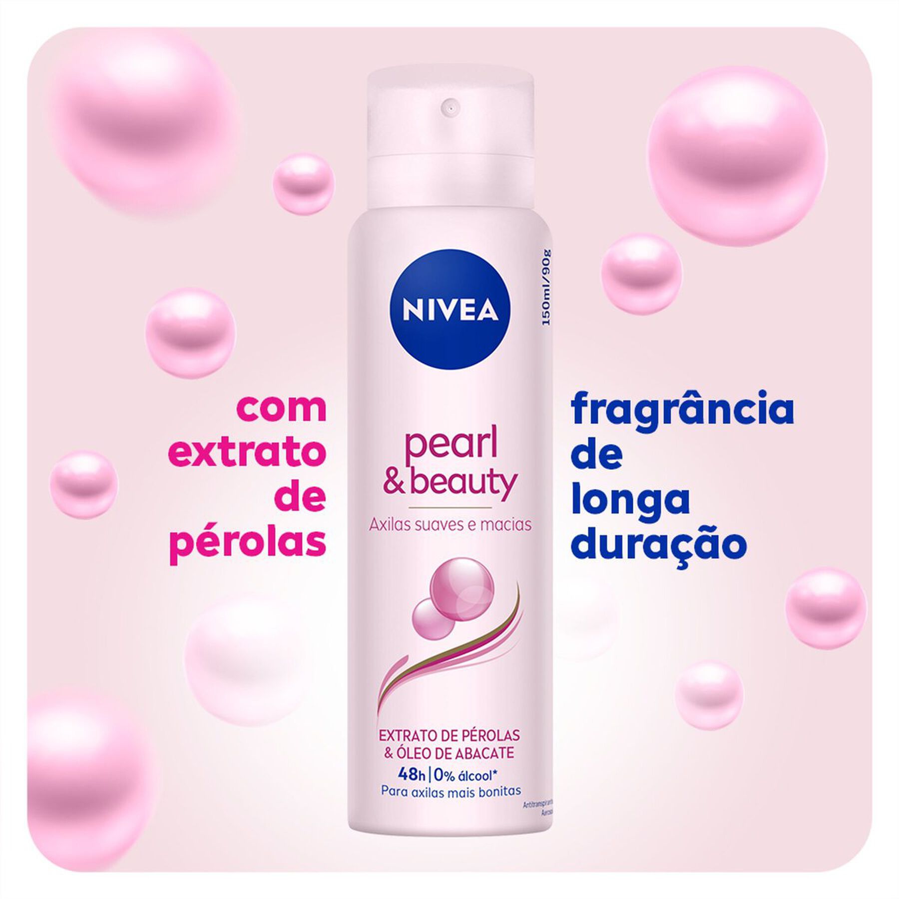 Antitranspirante Aerossol Nivea Pearl & Beauty 150ml