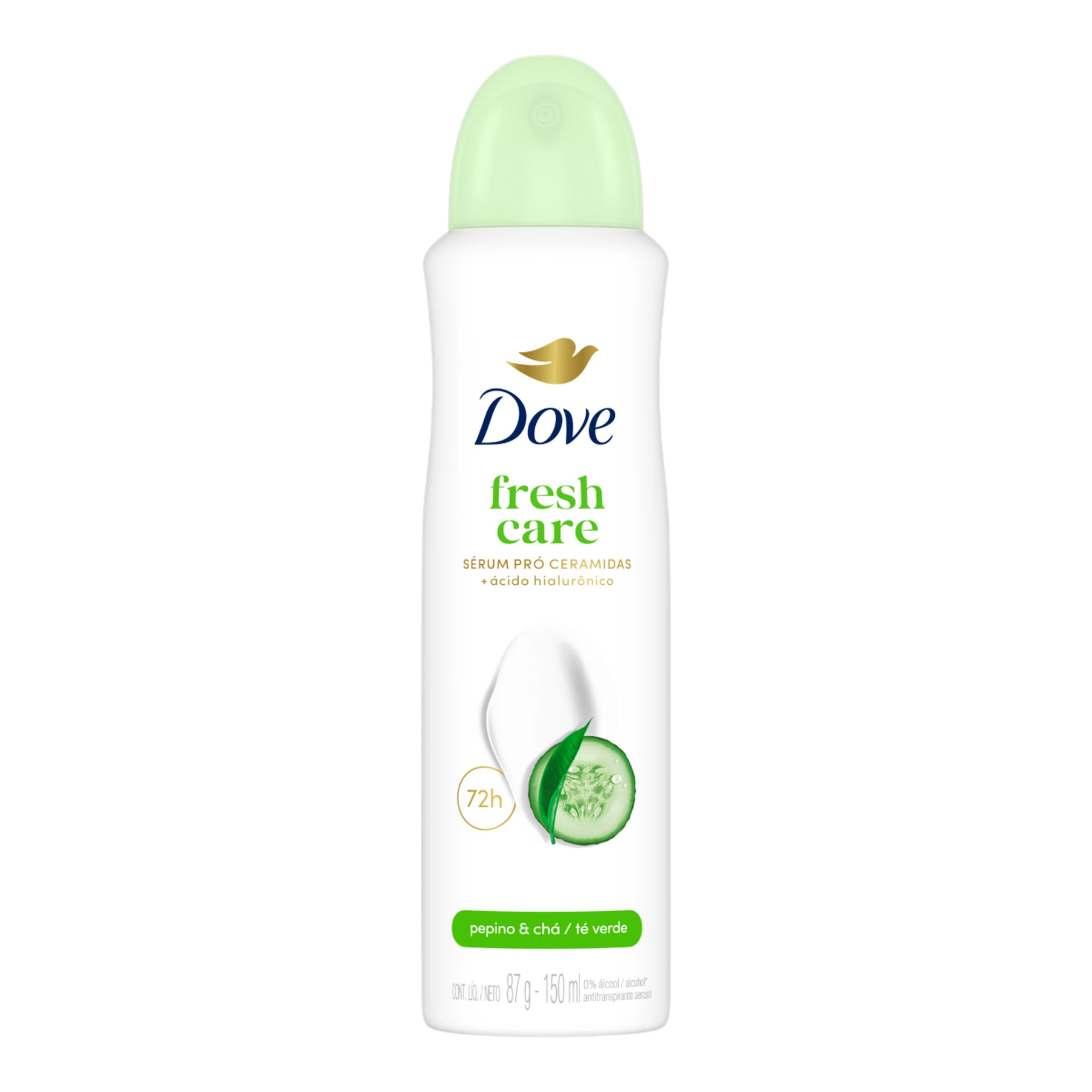 Desodorante Antitranspirante Aerossol Dove Go Fresh Pepino & Ch&aacute; Verde 150ml