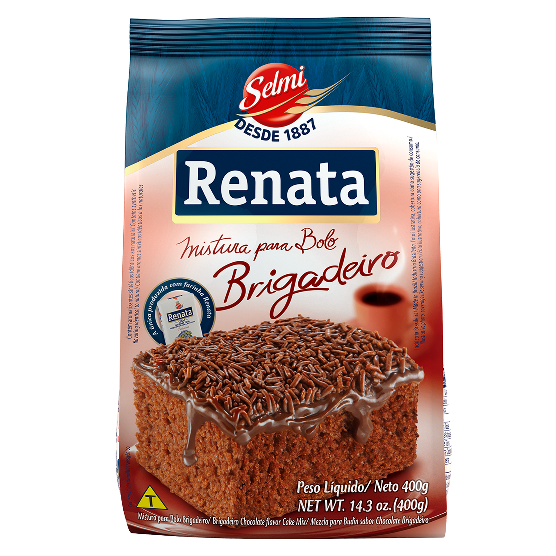 Mistura para Bolo Brigadeiro Renata 400g