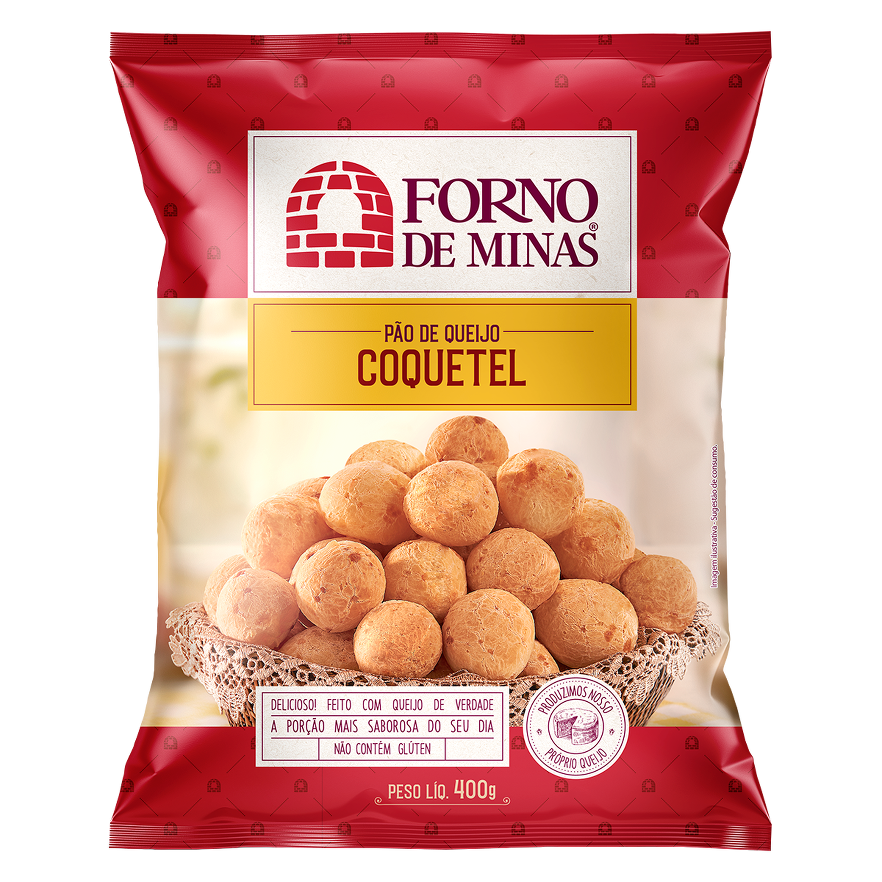Pão de Queijo Coquetel Forno de Minas 400g