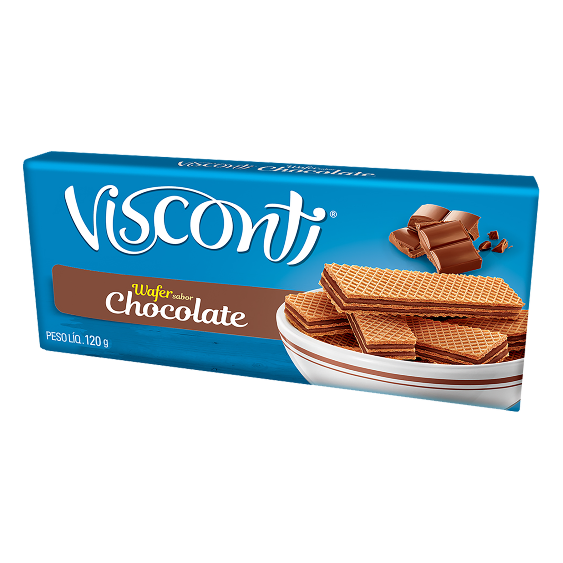 Biscoito Wafer Chocolate Visconti 120g
