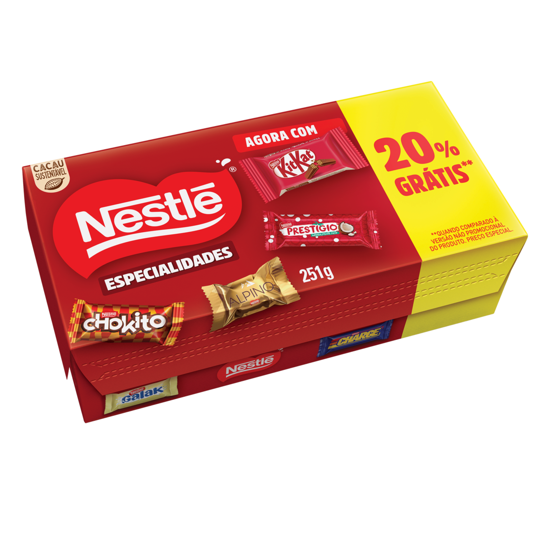 Bombom Sortido Especialidades Nestlé Caixa 251g - Embalagem Grátis 20%