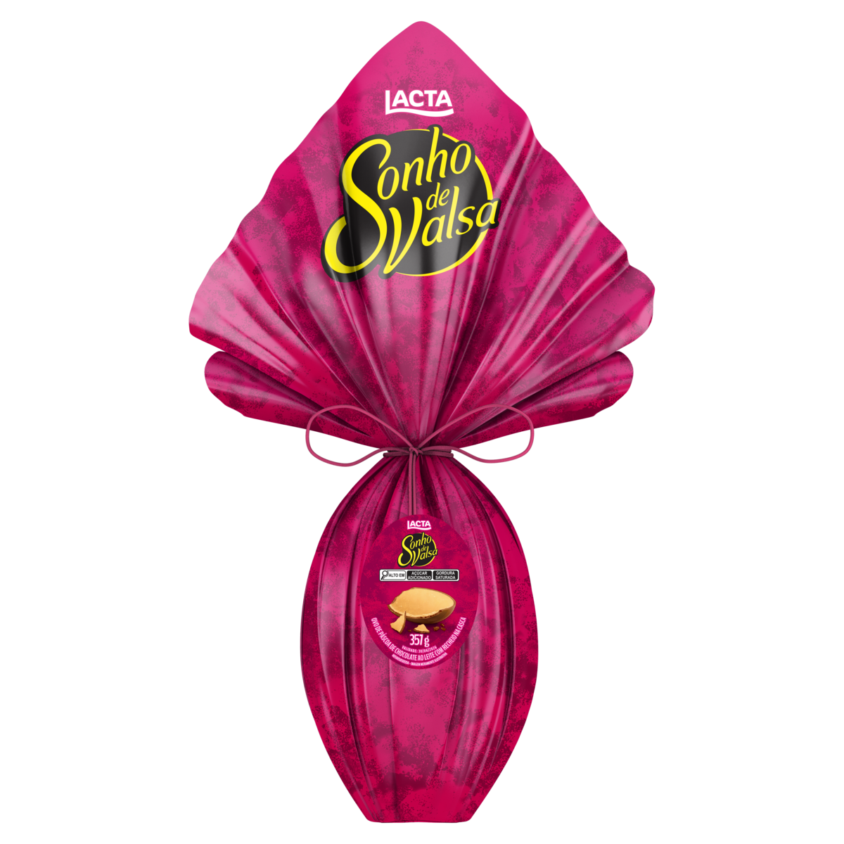 Ovo de P&aacute;scoa ao Leite Sonho de Valsa Lacta 357g&nbsp;