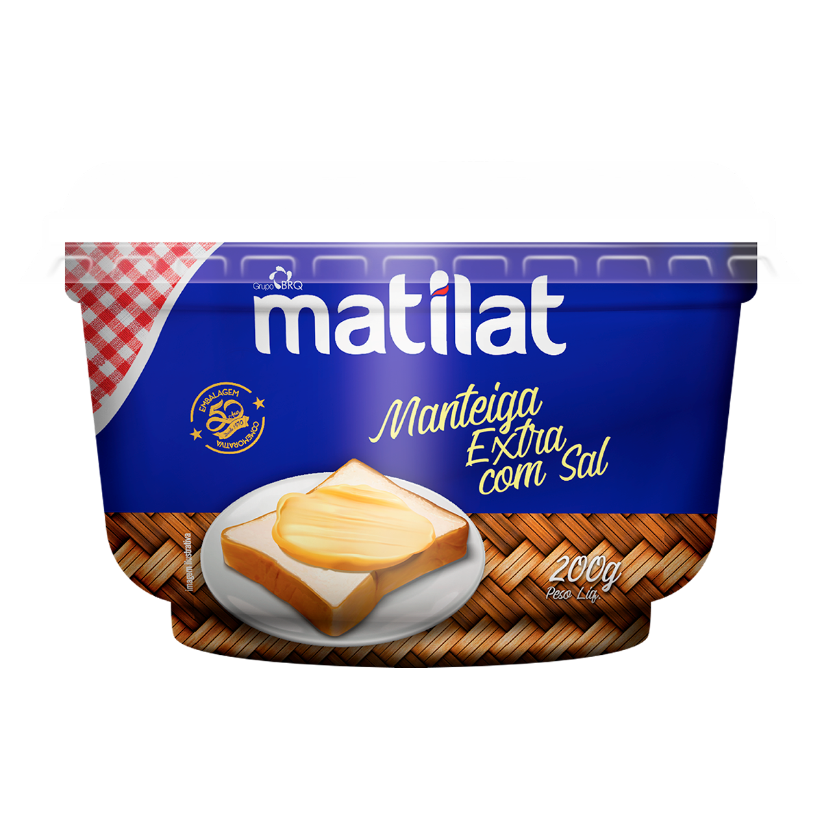 Manteiga Extra com Sal Matilat Pote 200g