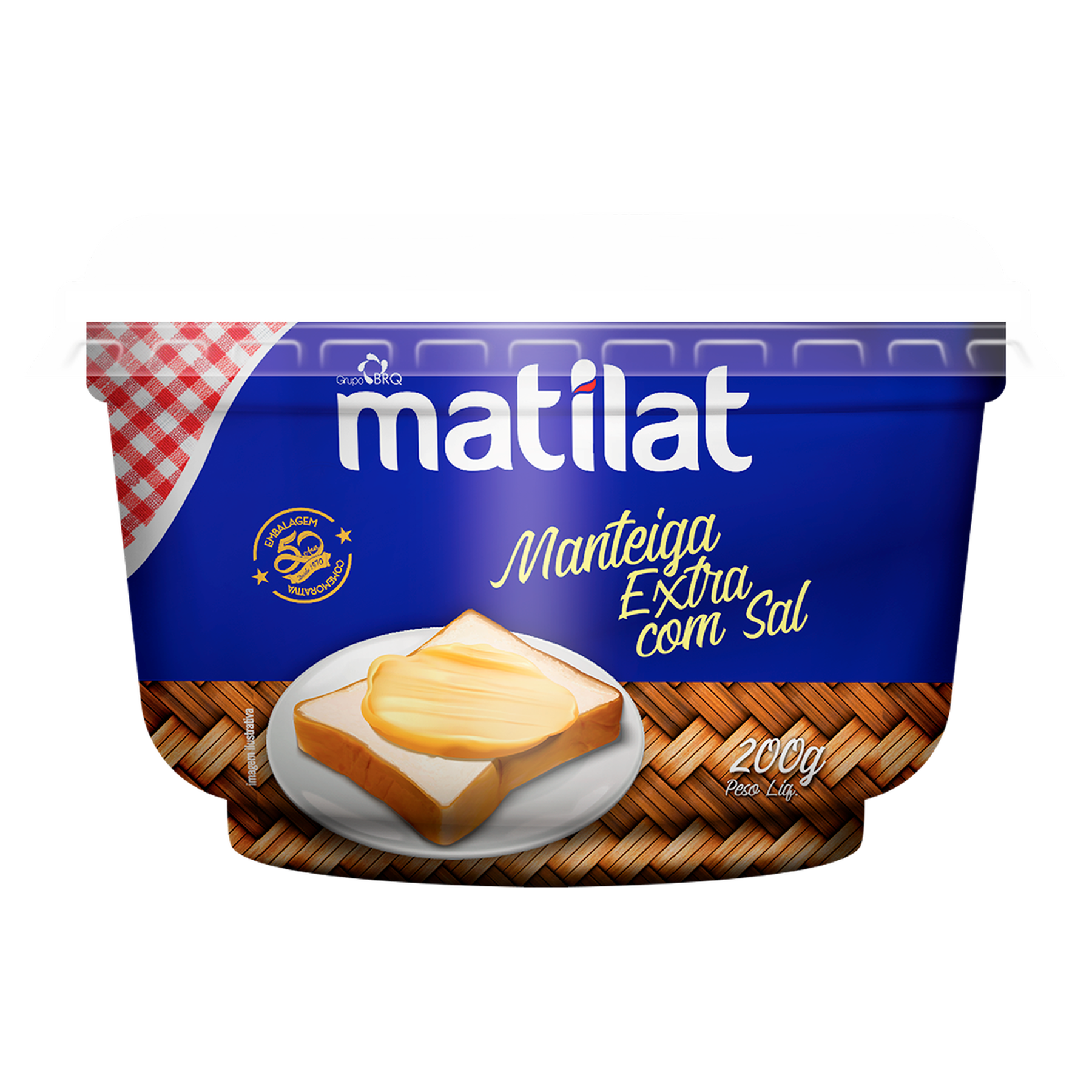 Manteiga Extra com Sal Matilat Pote 200g