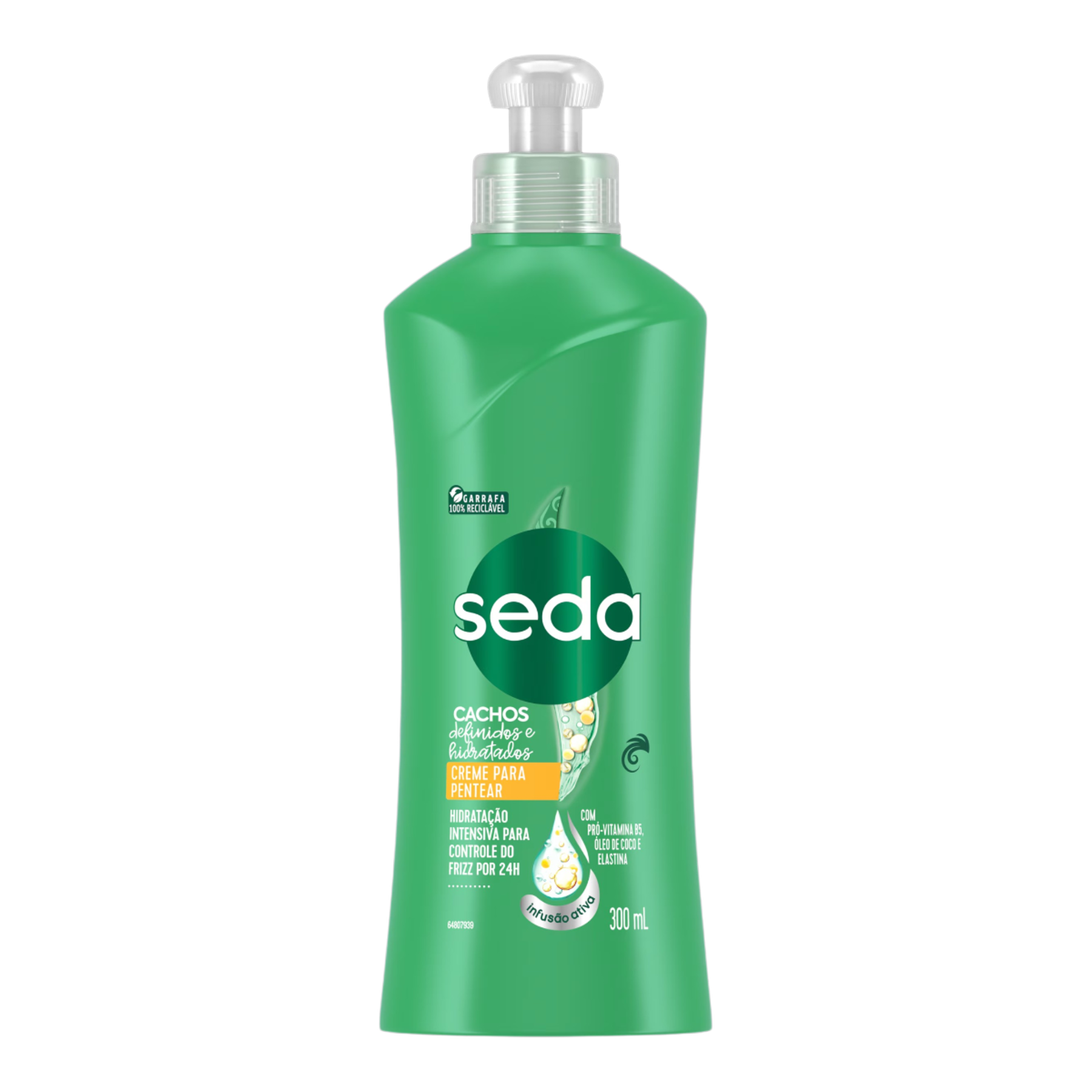 Creme Seda Cachos Definidos Frasco 300ml