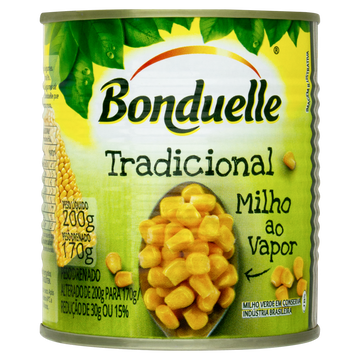 Milho Verde em Conserva Tradicional Bonduelle Lata 170g