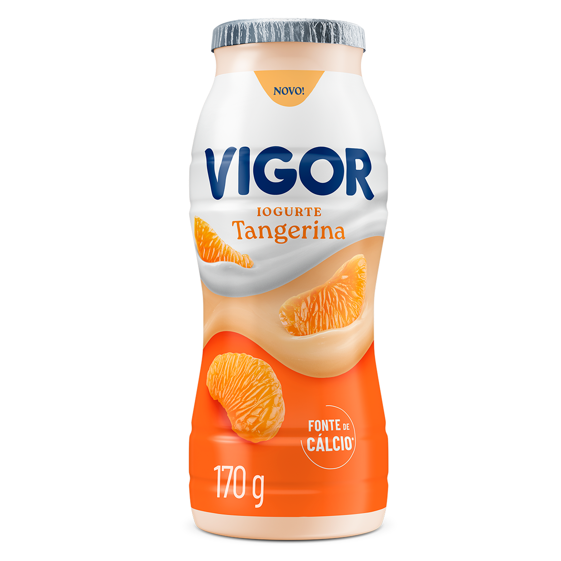 Iogurte Parcialmente Desnatado Tangerina Vigor Frasco 170g
