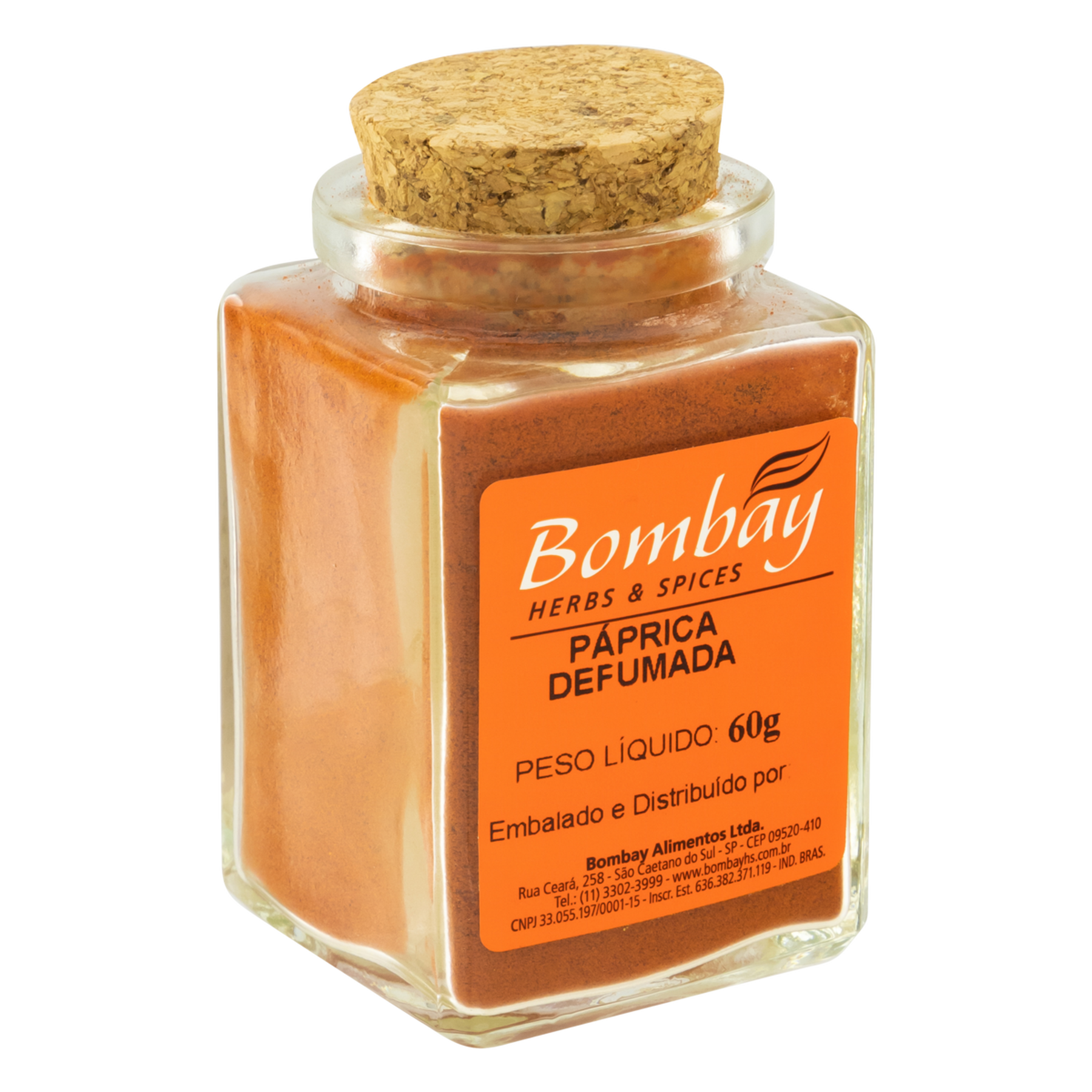 P&aacute;prica Defumada Bombay Vidro 60g