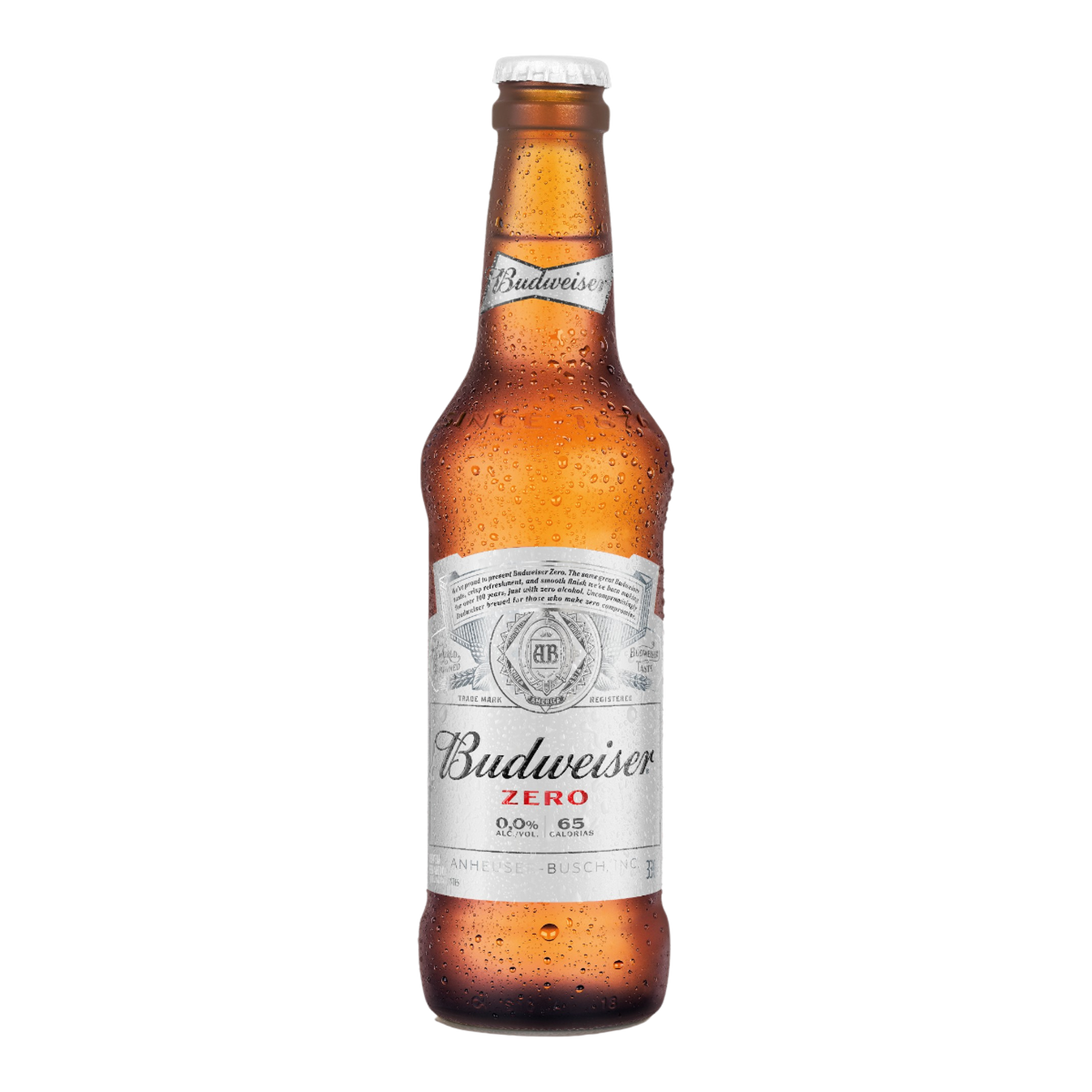 Cerveja Budweiser Zero &Aacute;lcool Long Neck 330ml