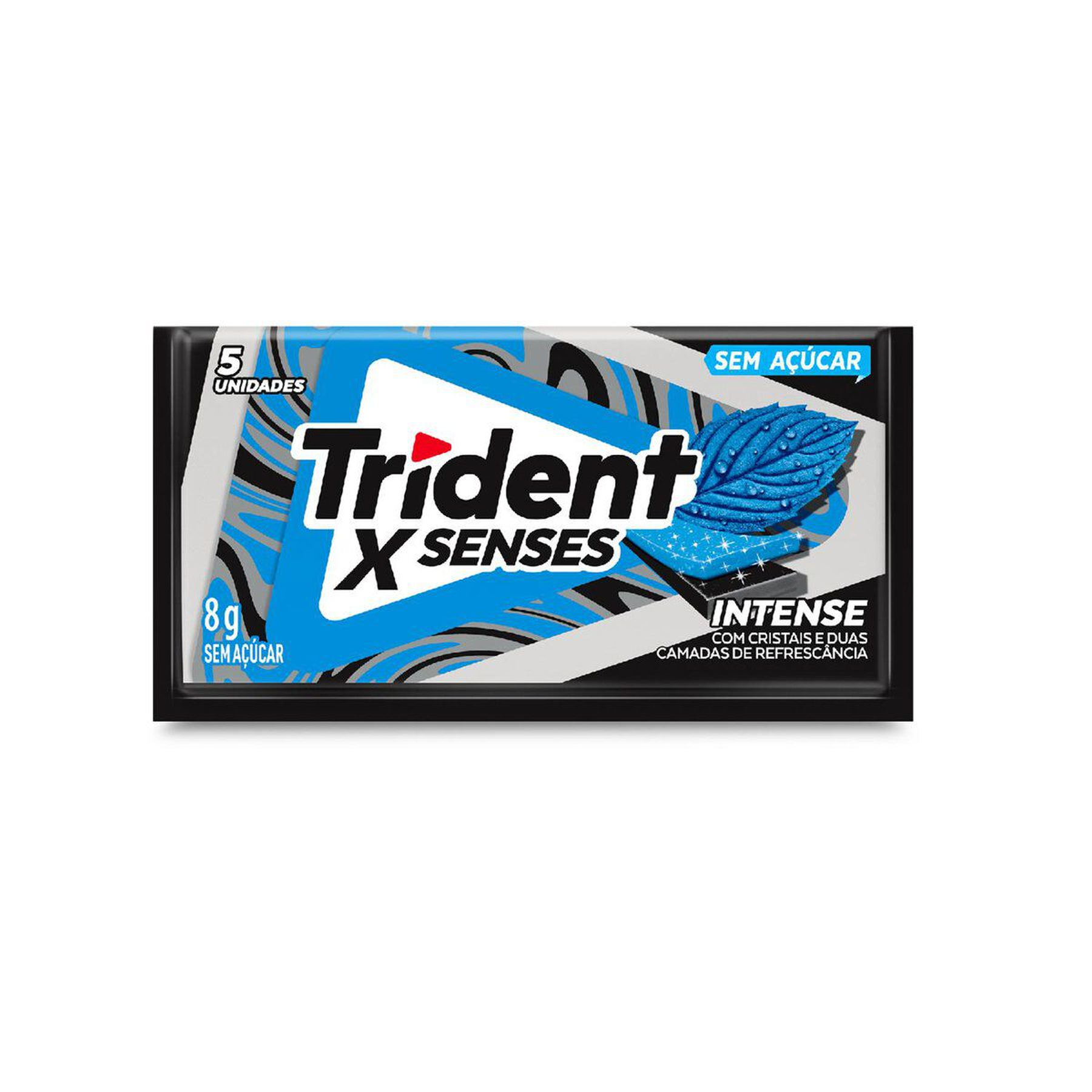 Goma de Mascar Sem A&ccedil;&uacute;car XSenses Intense Trident Envelope 8g