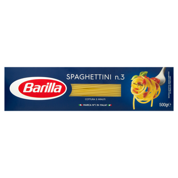 Macarrão de Sêmola Espaguete 3 Barilla Caixa 500g