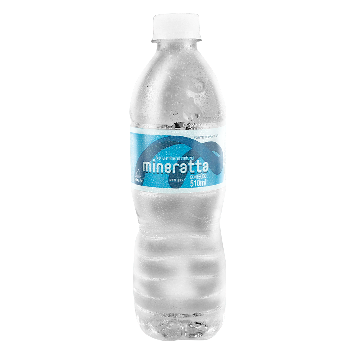 &Aacute;gua Mineral Natural sem G&aacute;s Mineratta Garrafa 510ml