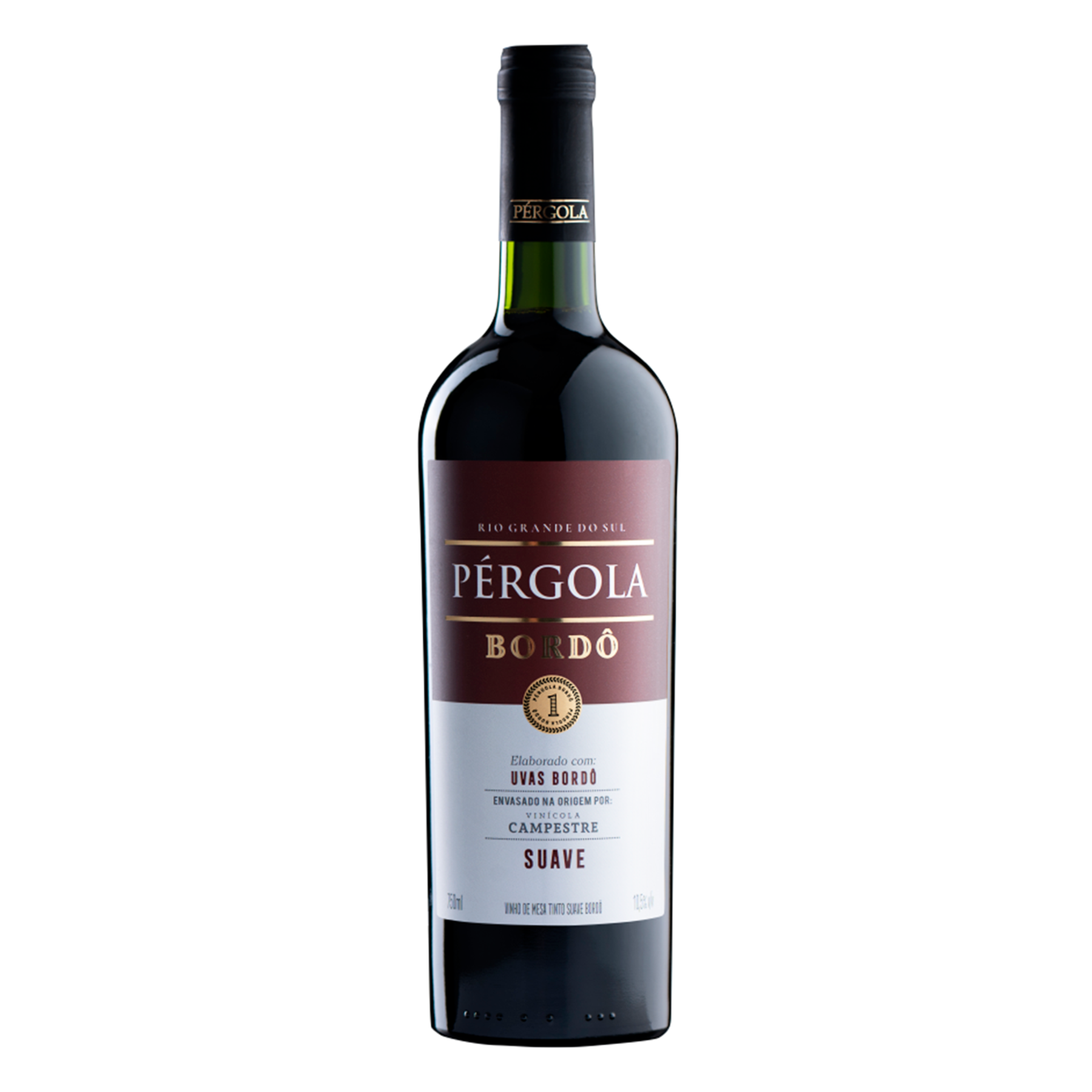 Vinho Tinto Bordô Suave Pérgola Garrafa 750ml