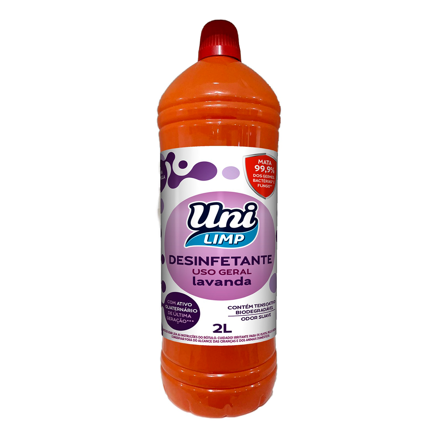 Desinfetante Uso Geral Lavanda Uni Limp 2l