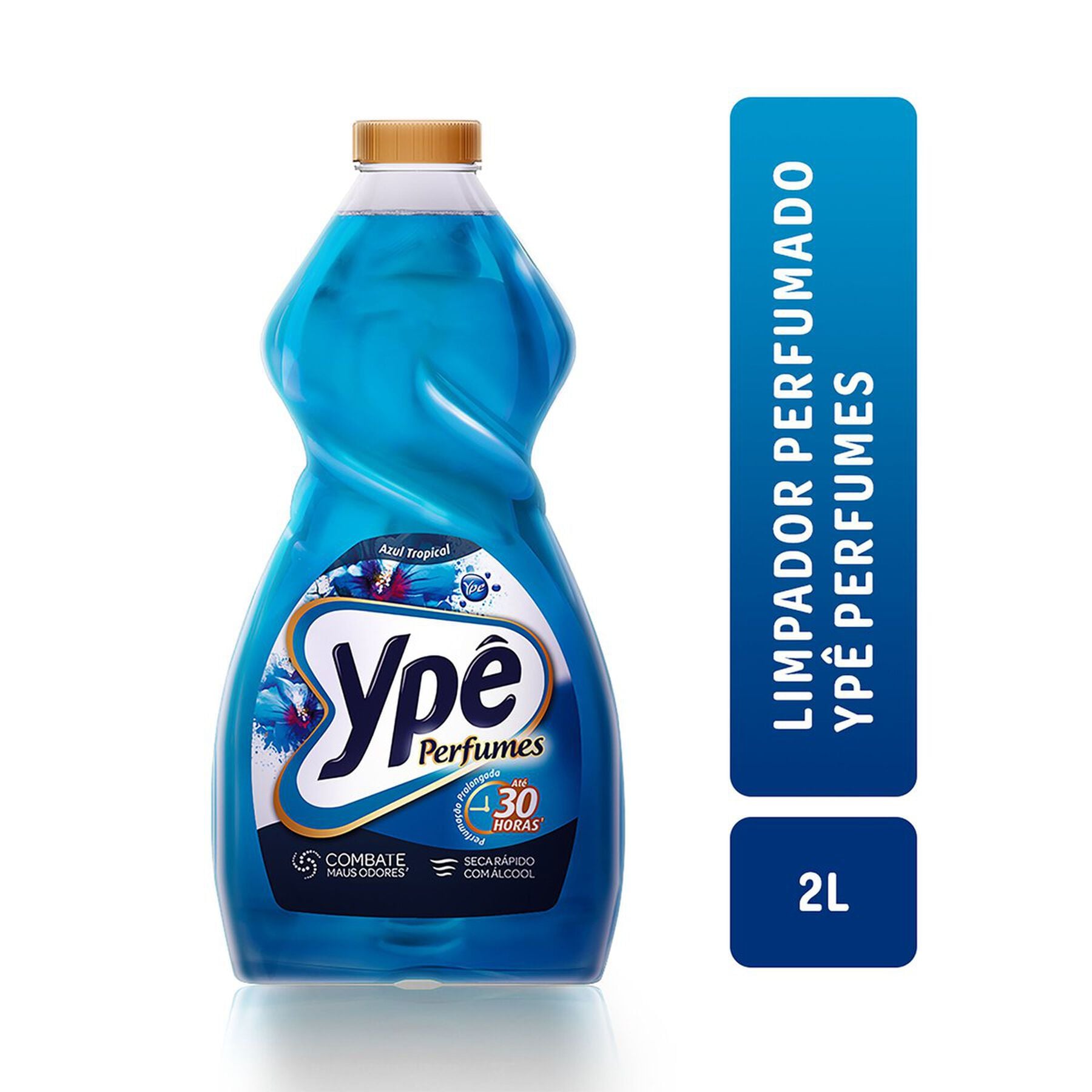 Limpador Perfumado Azul Tropical Yp&ecirc; Premium Frasco 2l