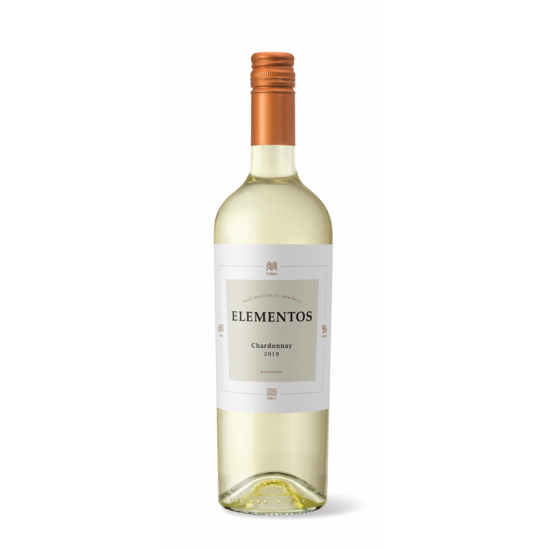 Vinho Branco Chardonnay Elementos Garrafa 750ml