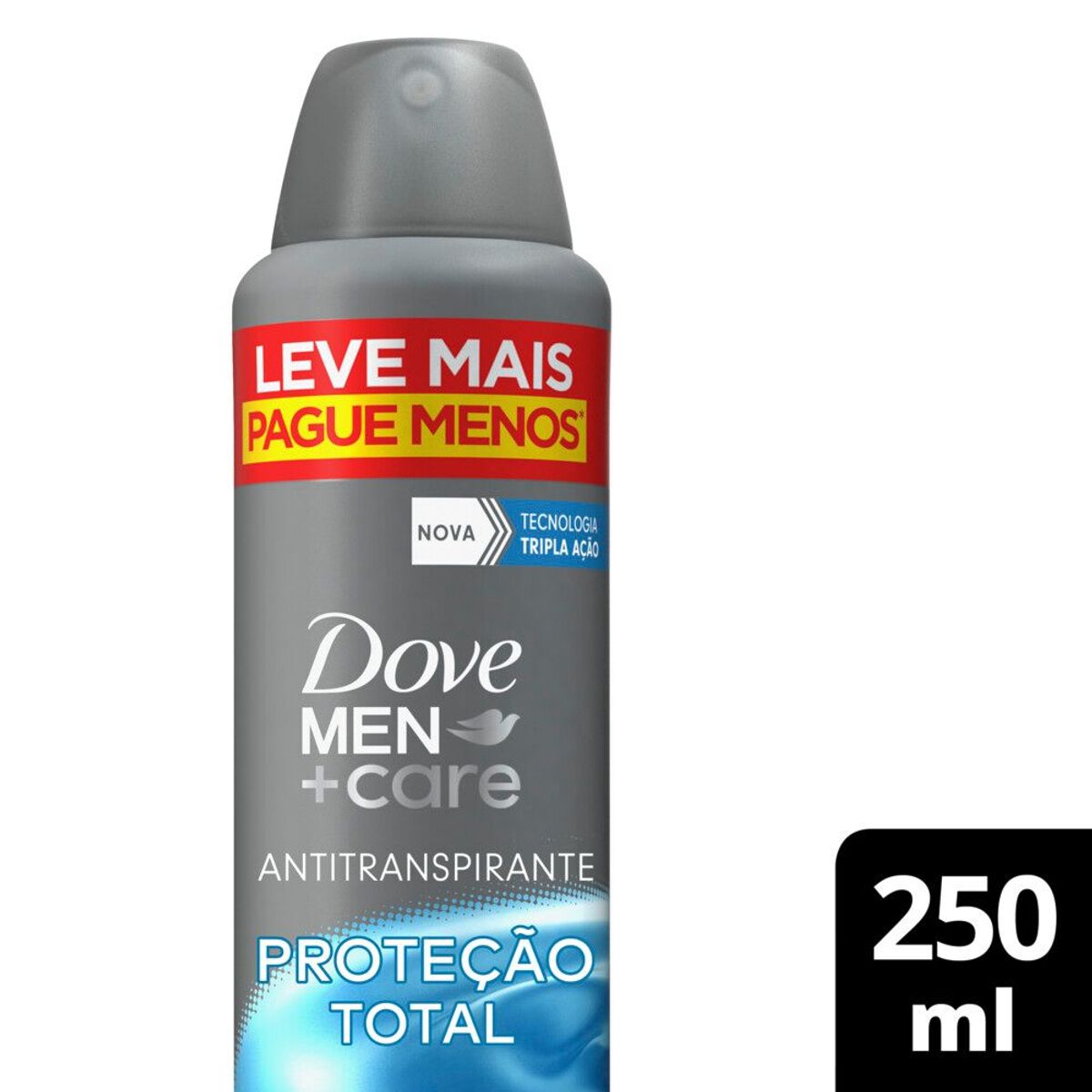Antitranspirante Aerosol Dove Men+Care Prote&ccedil;&atilde;o Total 250ml