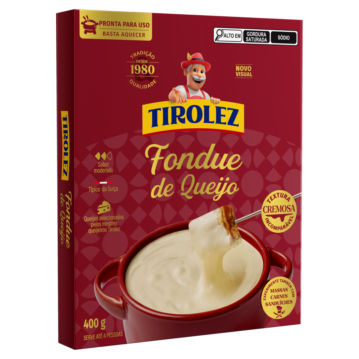 Fondue de Queijo Tirolez Caixa 400g