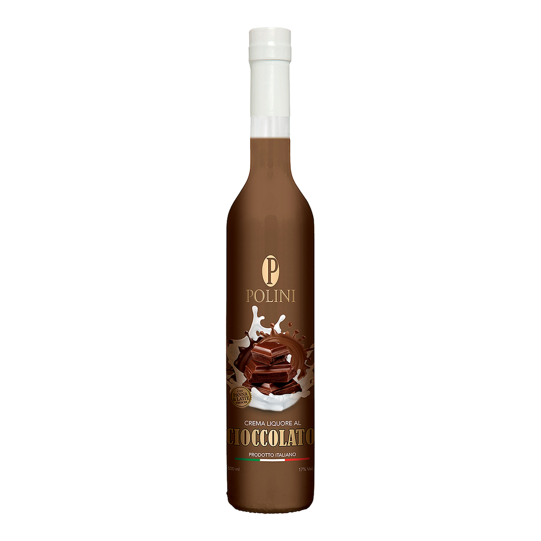 Licor Creme de Chocolate Polini Garrafa 500ml