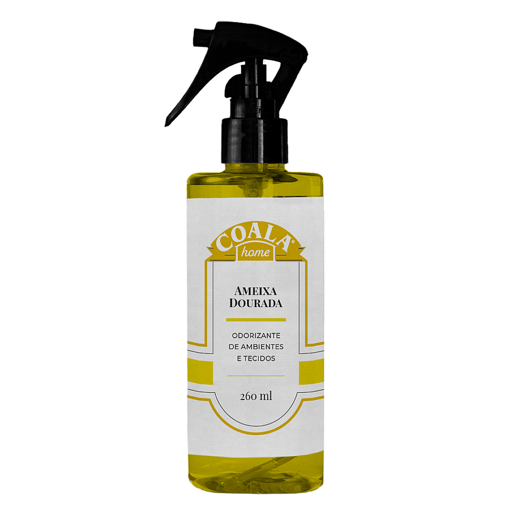 Odorizador de Ambiente e Tecido Ameixa Dourada Coala Home Frasco 260ml Borrifador