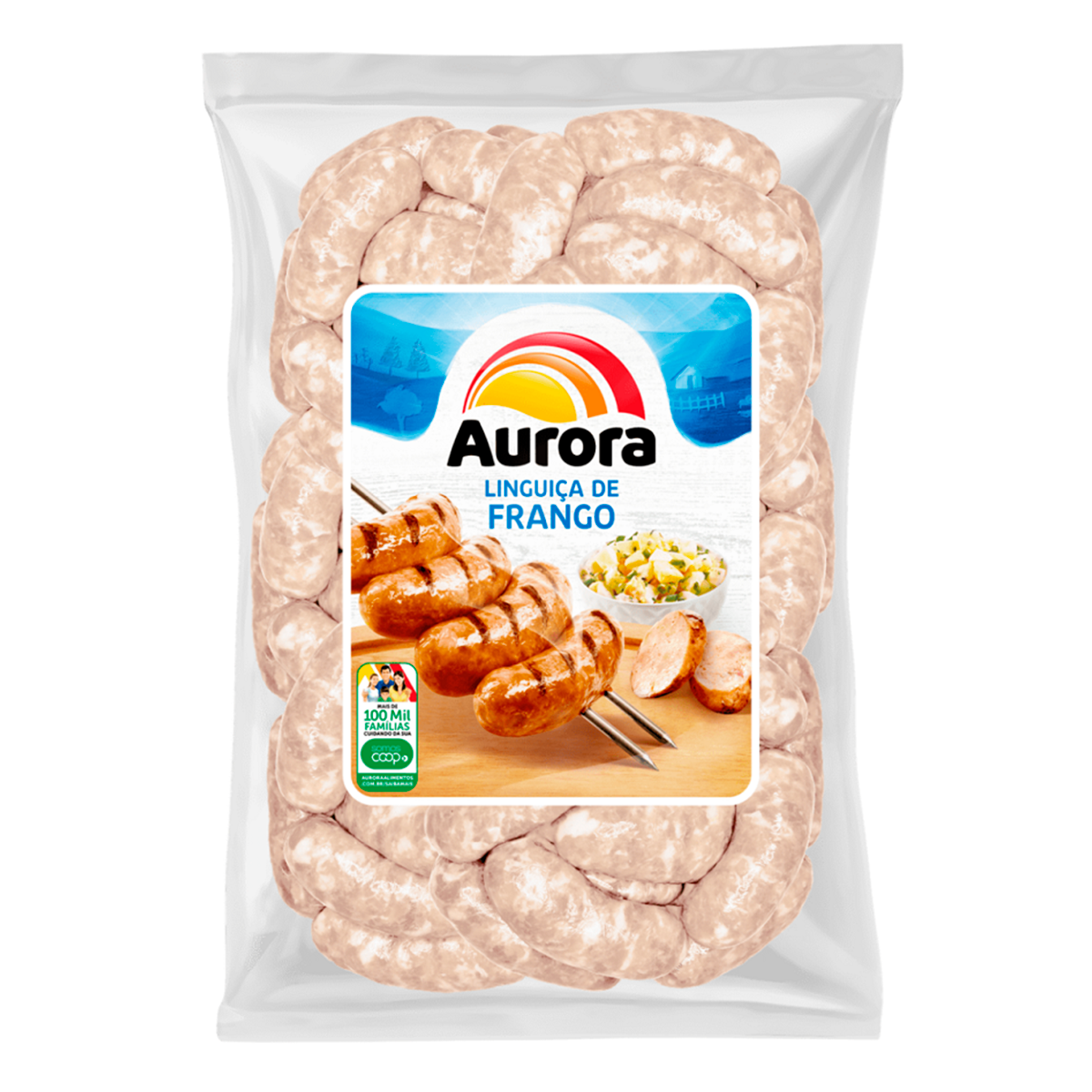 Lingui&ccedil;a de Frango Aurora aprox. 600g
