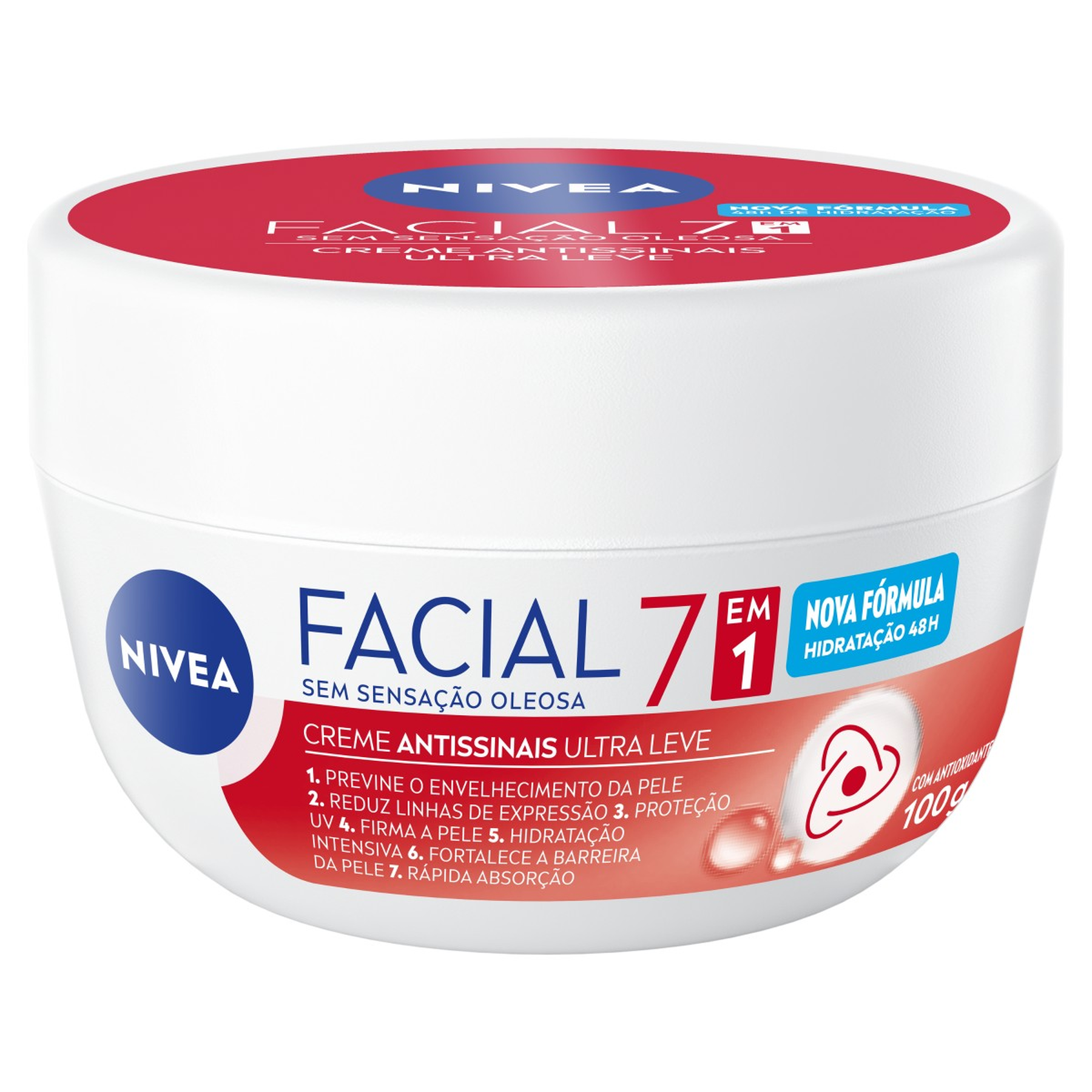 Creme Facial Antissinais Nivea Pote 100g