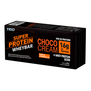 Barra Super Proteína Choco Cream Trio 80g
