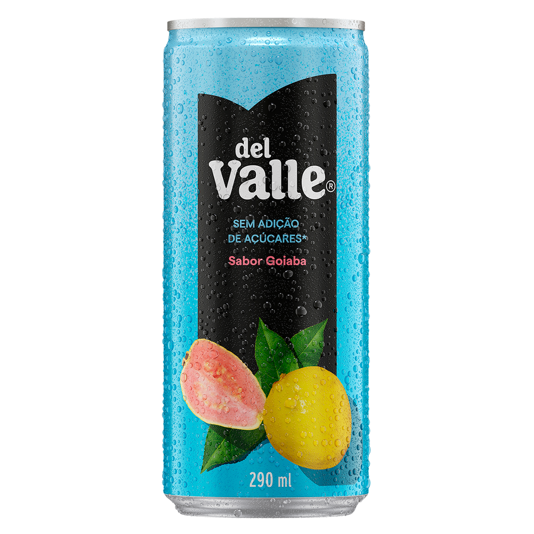 N&eacute;ctar de Goiaba Sem Adi&ccedil;&atilde;o de A&ccedil;&uacute;cares Del Valle Lata 290ml