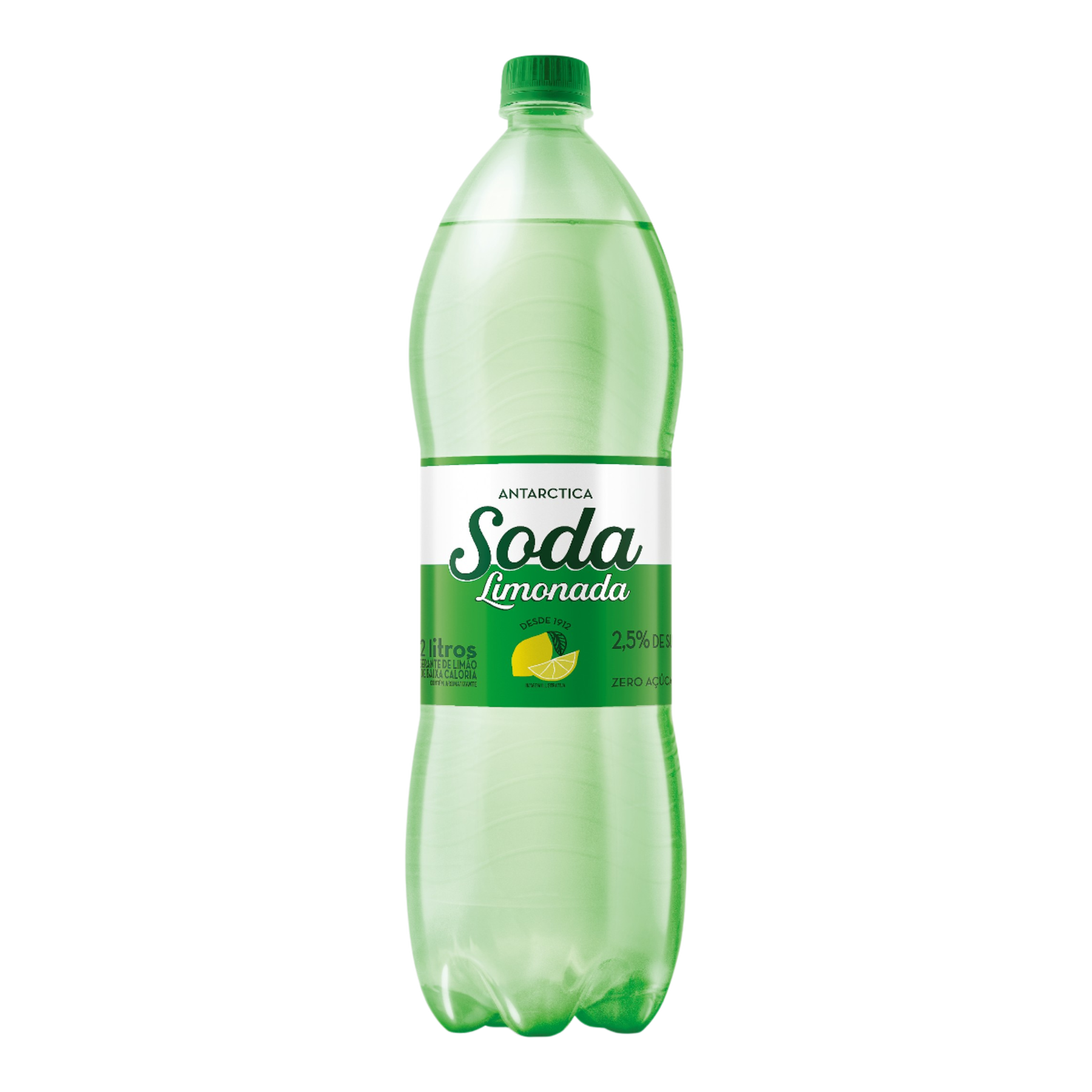 Refrigerante Limonada Zero A&ccedil;&uacute;car Soda Antarctica Garrafa 2l