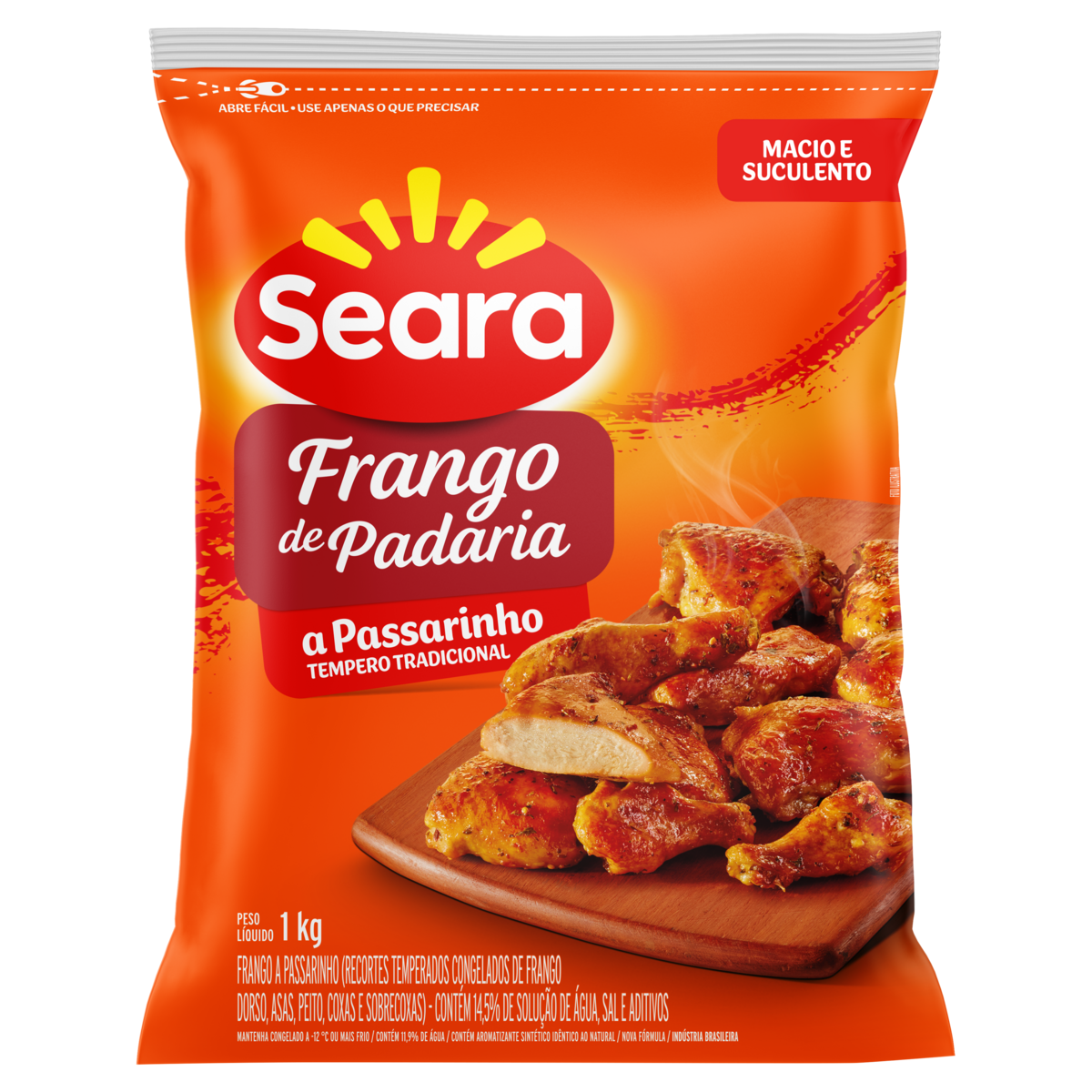 Frango de Padaria a Passarinho Tempero Tradicional Seara Pacote 1kg&nbsp;