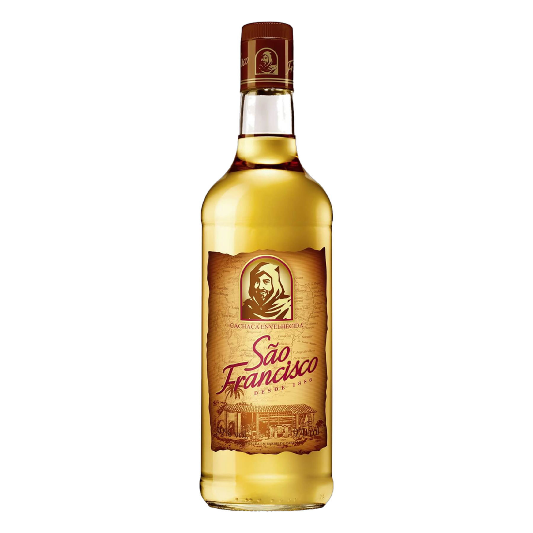 Cacha&ccedil;a Envelhecida S&atilde;o Francisco Garrafa 970ml&nbsp;