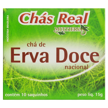 Chá Erva-Doce Real Multiervas Caixa 15g 10 Unidades