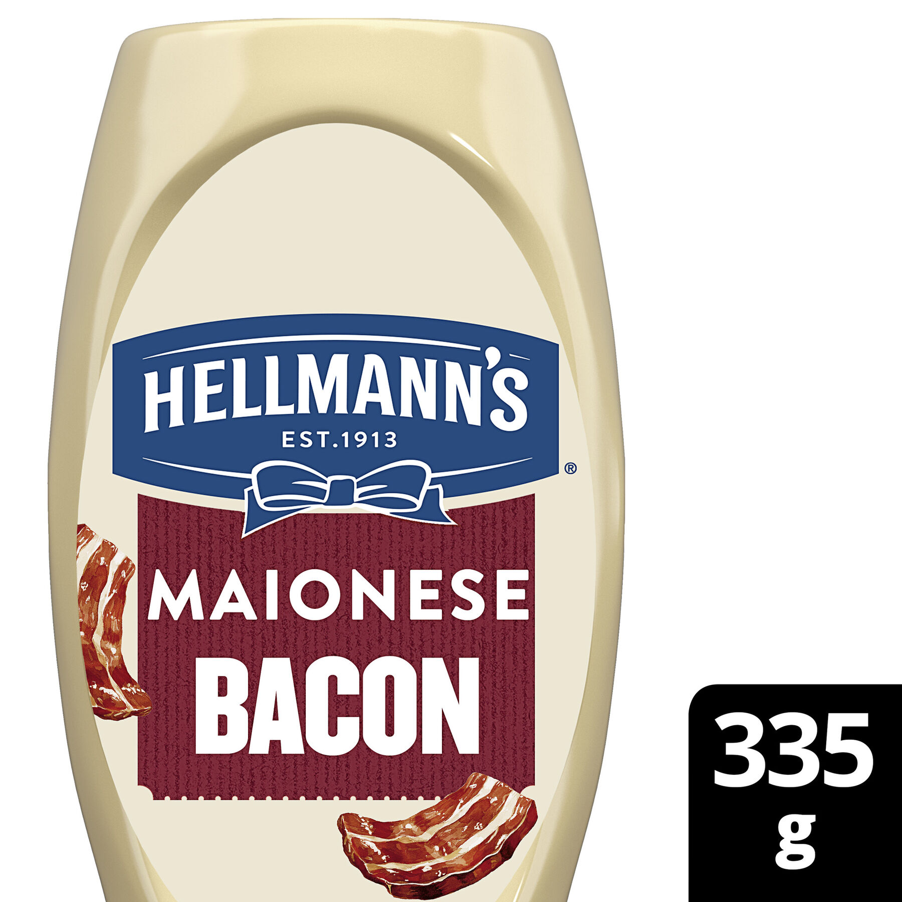 Maionese Bacon Sinistro Hellmann's Squeeze 335g - Stranger Things