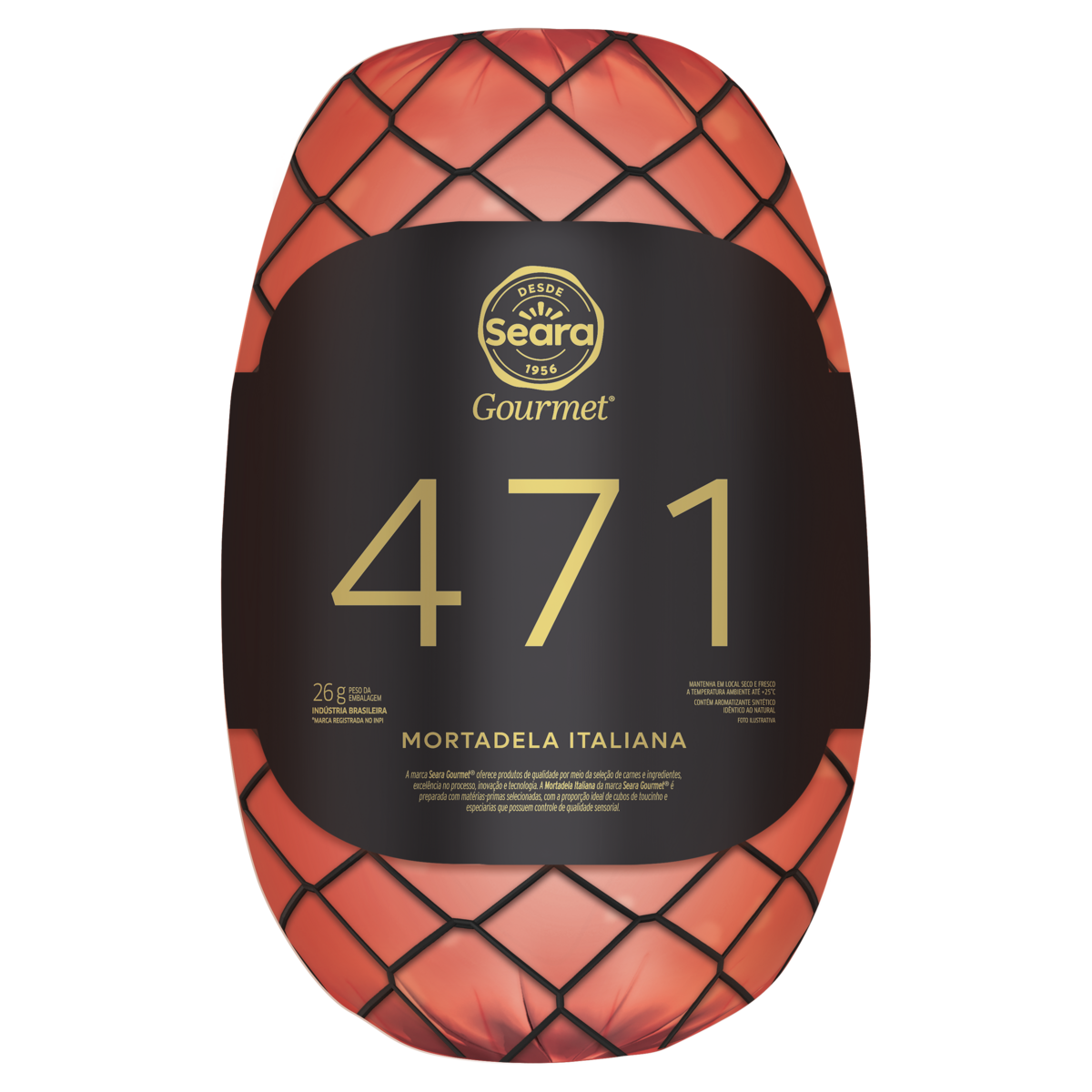 Mortadela Italiana Seara Gourmet 471 aprox. 150g