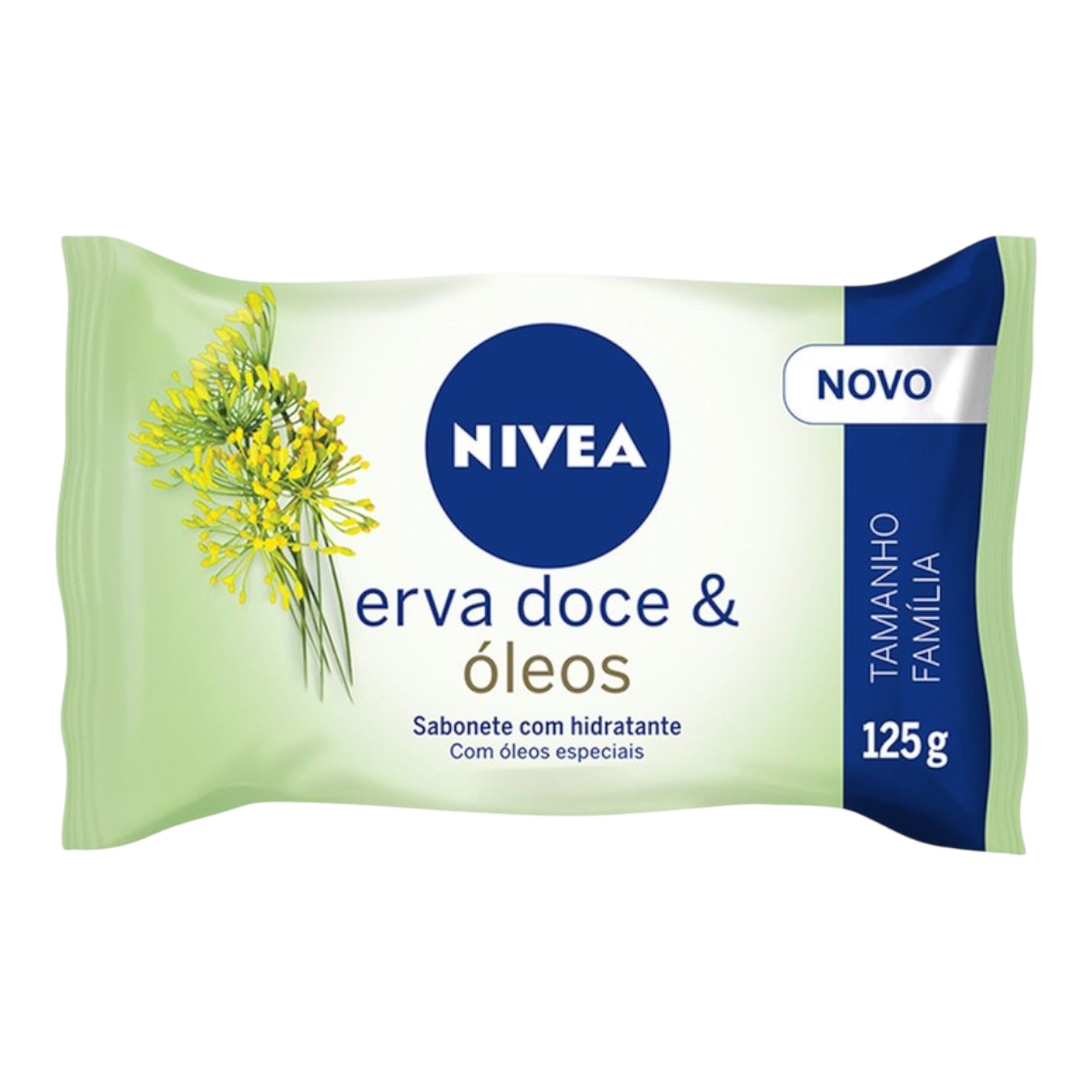 Sabonete Barra Hidratante Erva-Doce & &Oacute;leos Nivea Flow Pack 125g