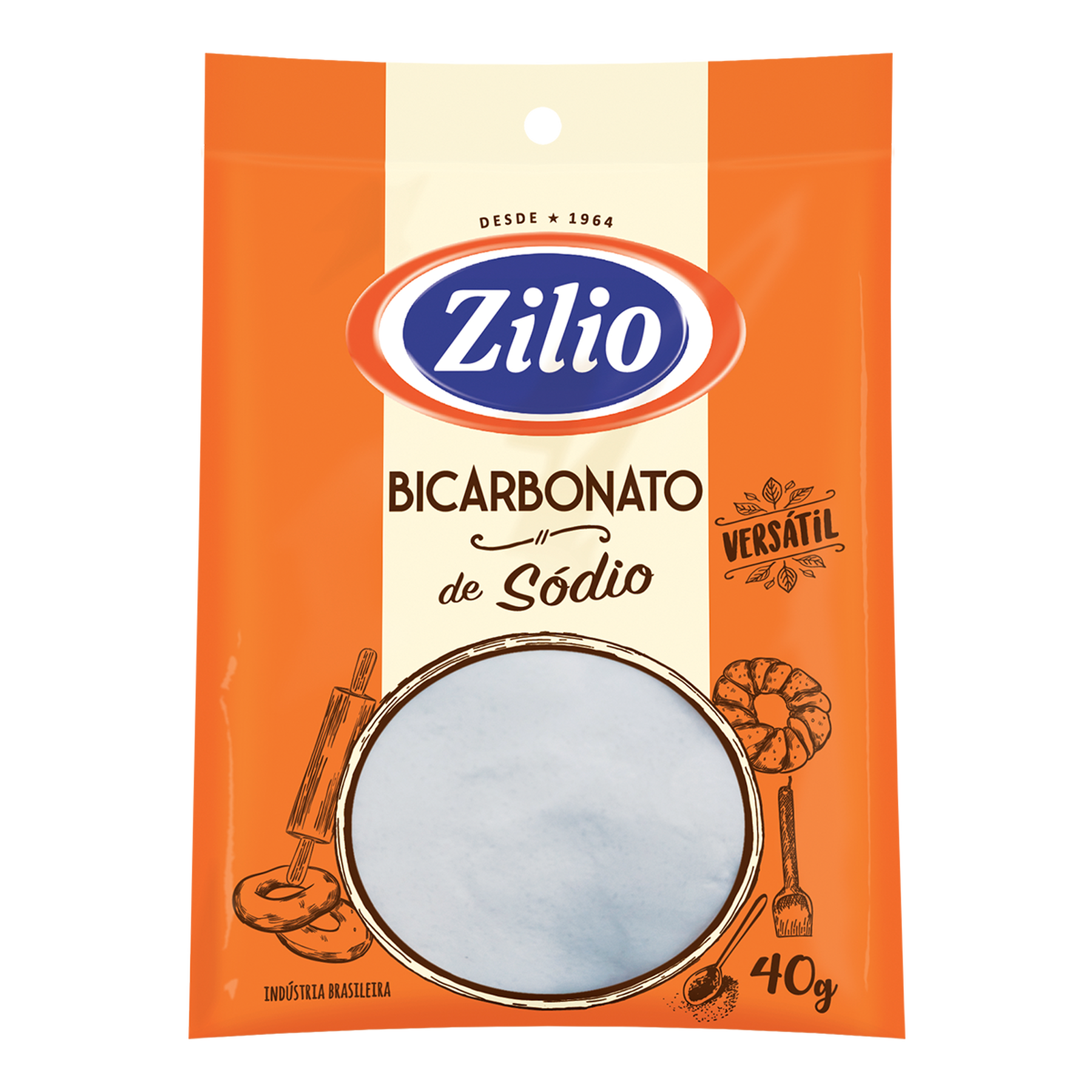 Bicarbonato de S&oacute;dio Zilio 40g