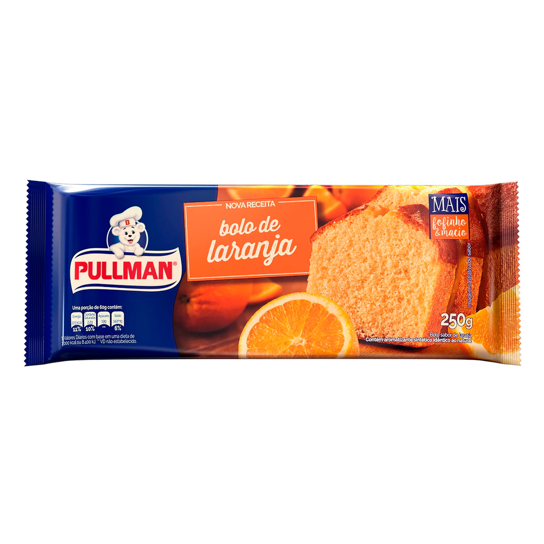 Bolo Laranja Pullman 250g 