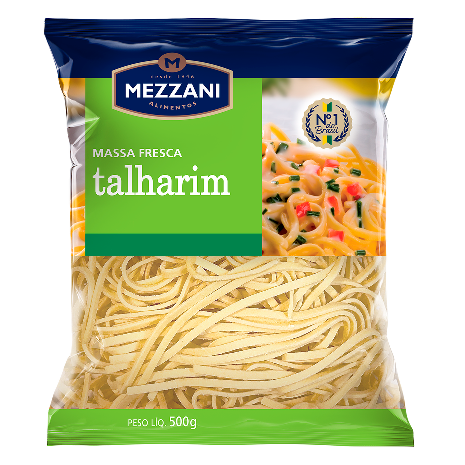 Massa Fresca Talharim Mezzani Pacote 500g&nbsp;
