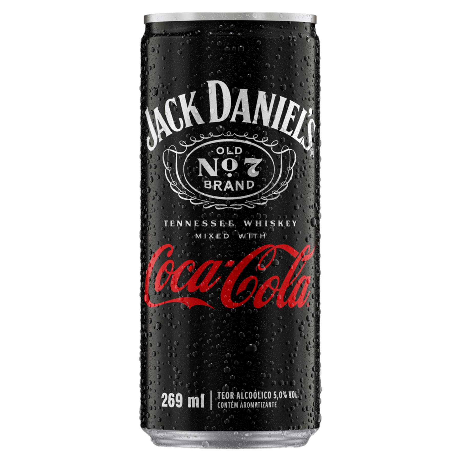 Bebida Mista Alcoólica Gaseificada Old No. 7 Jack Daniel's e Coca-Cola Lata 269ml