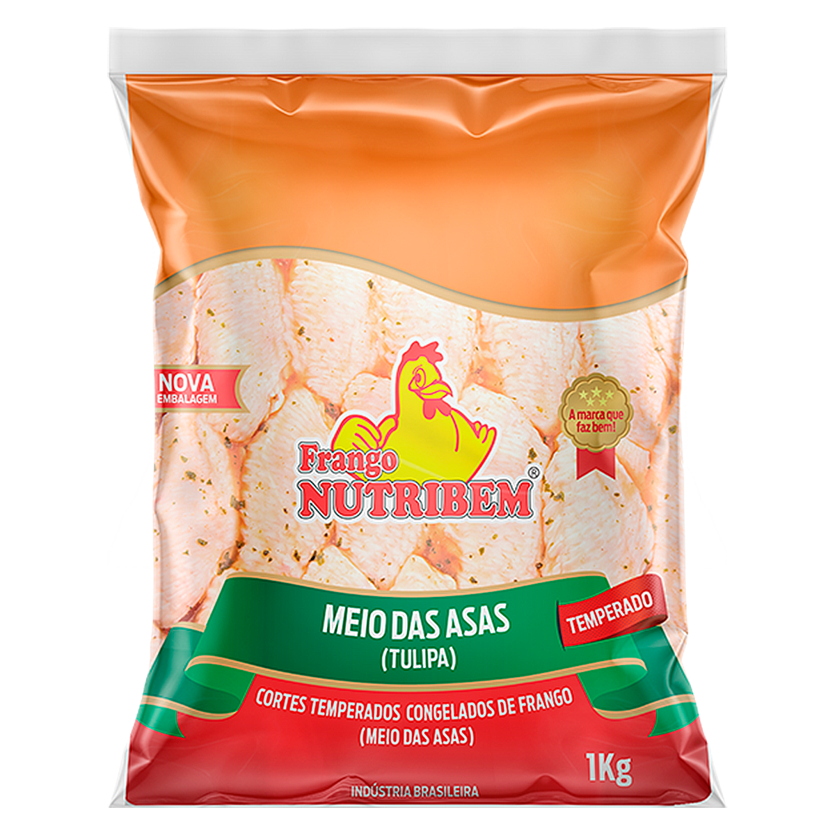 Meio Asa Temp Congelado Nutribem 1kg