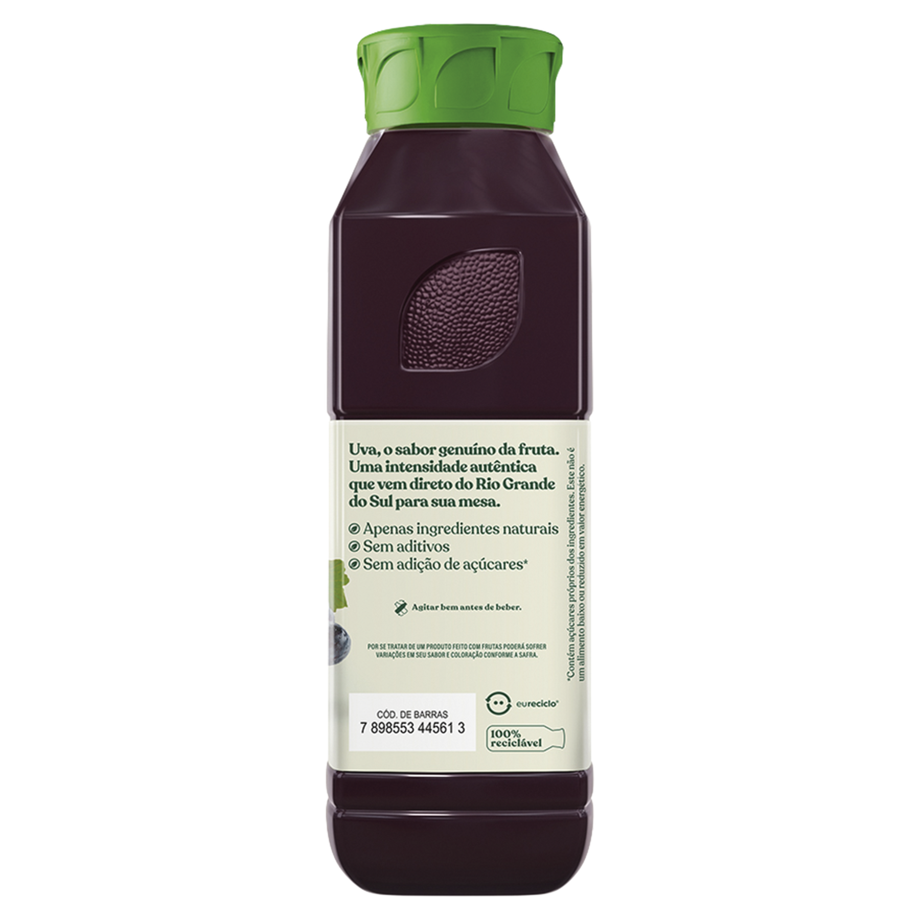 Suco Misto Uva, Pera e Ma&ccedil;&atilde; The Natural One Refrigerado Garrafa 900ml